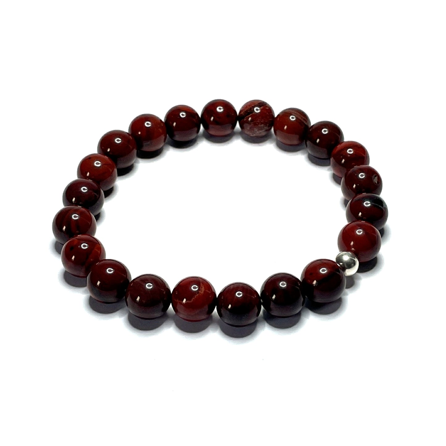 10mm Apple Jasper Bracelet