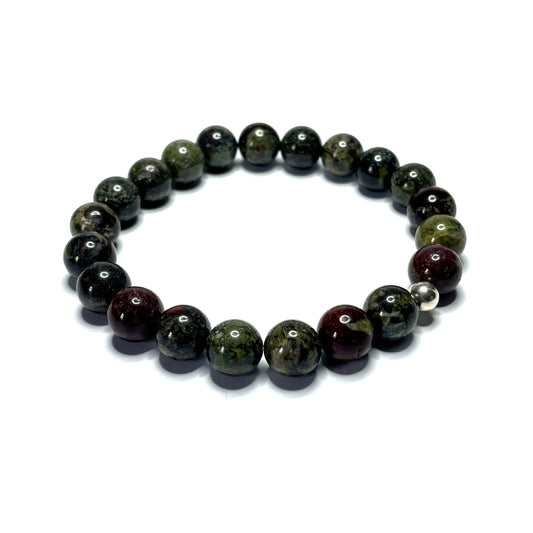 10mm Dragons Blood Jasper Bracelet