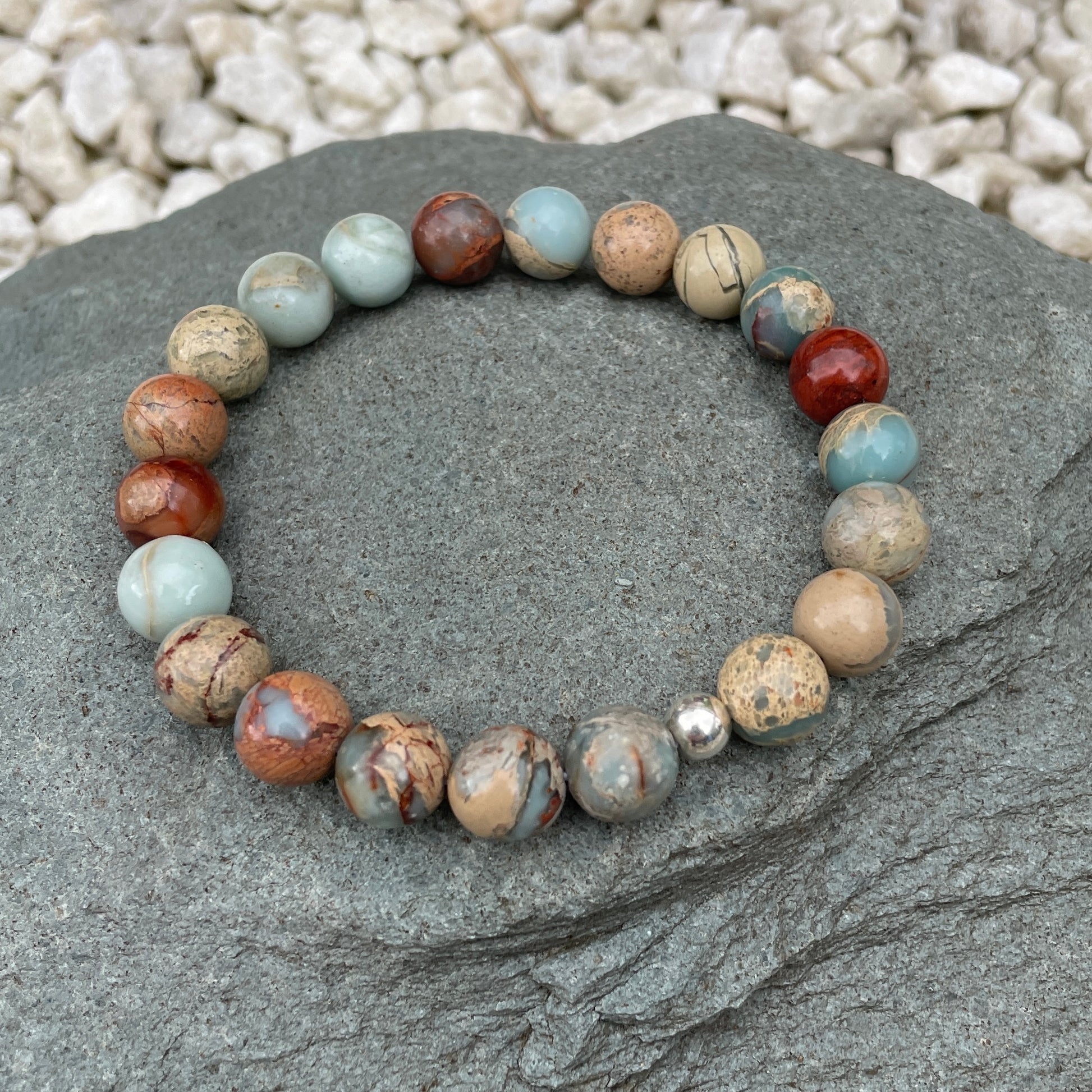 10mm Impression jasper crystal bracelet