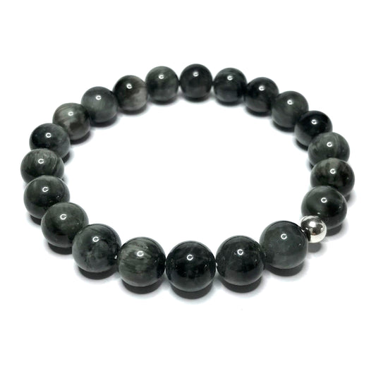 10mm hawk's eye bracelet