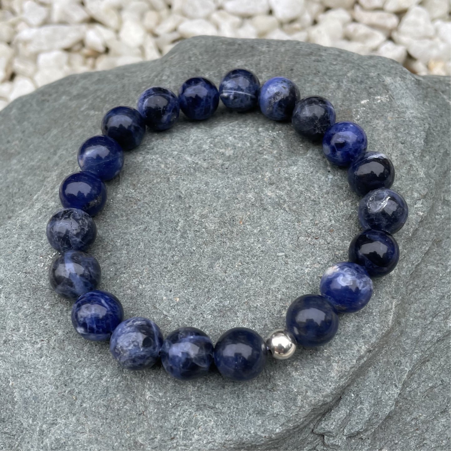 Sodalite crystal bracelet