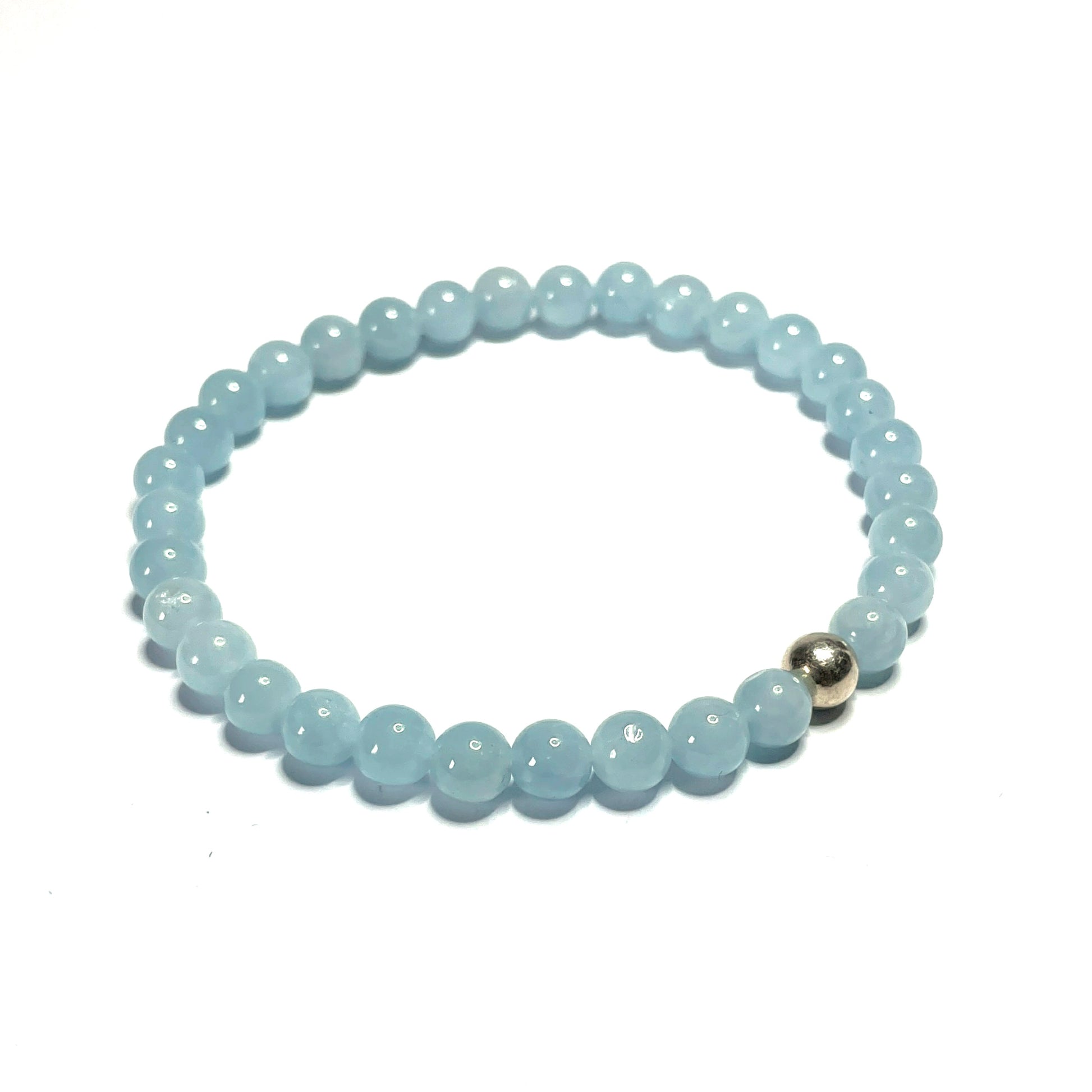 6mm Aquamarine Bracelet