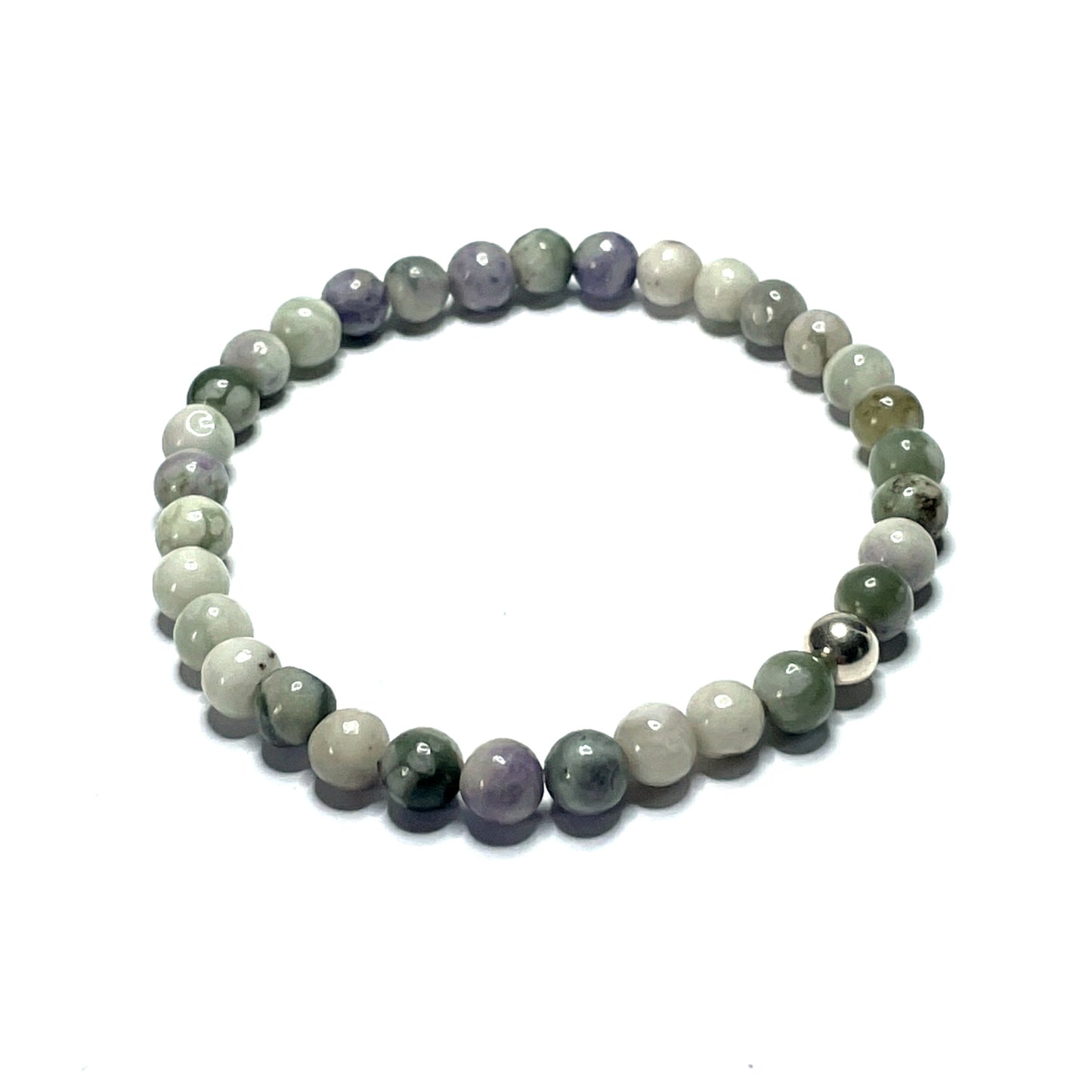 Peace Jade Bead Bracelet