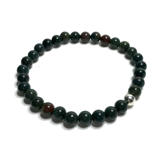 6mm Bloodstone bracelet