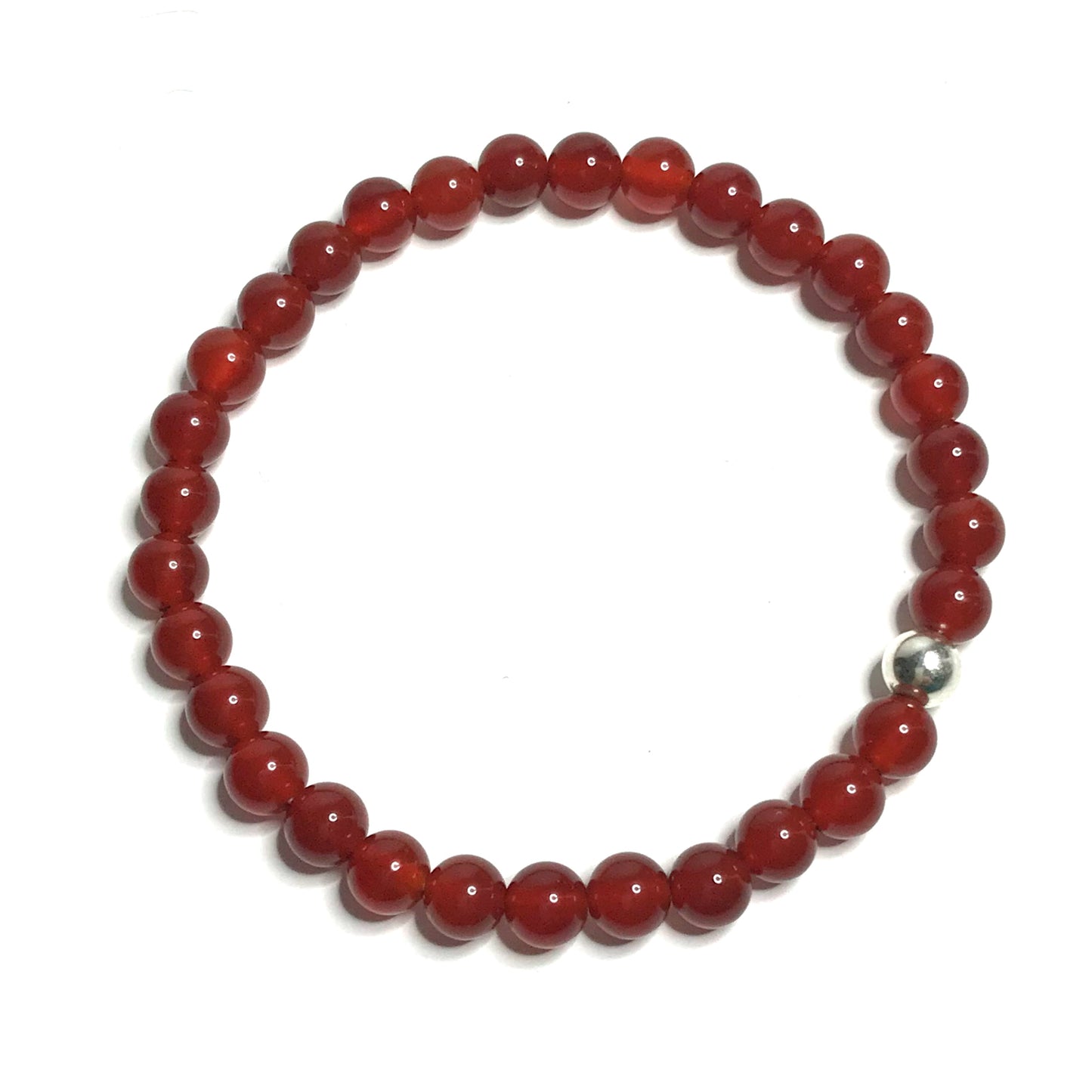 Carnelian gemstone bracelet