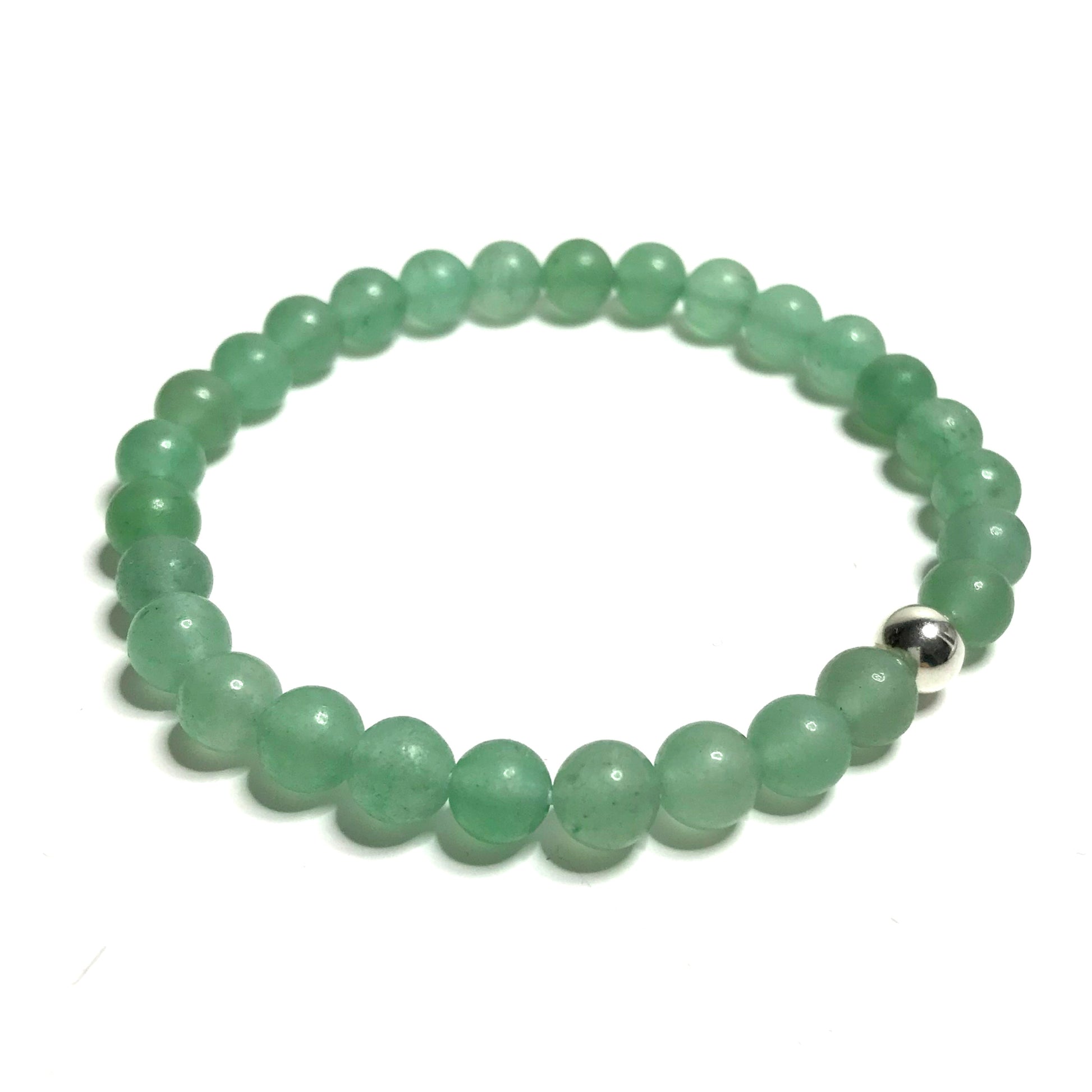 Green Aventurine Bead Bracelet