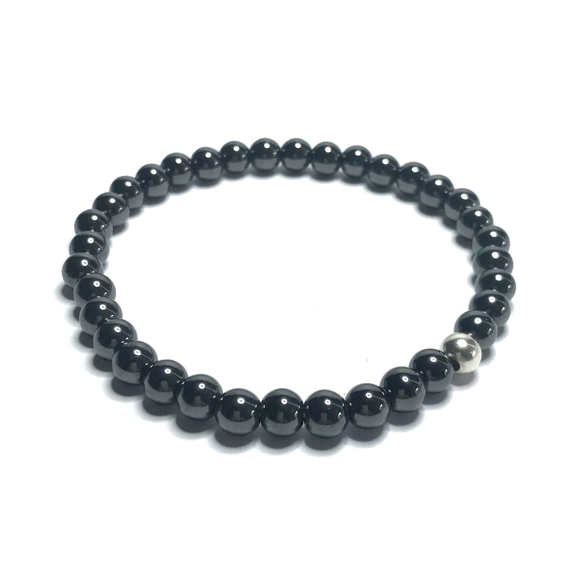 Hematite Bead Bracelet