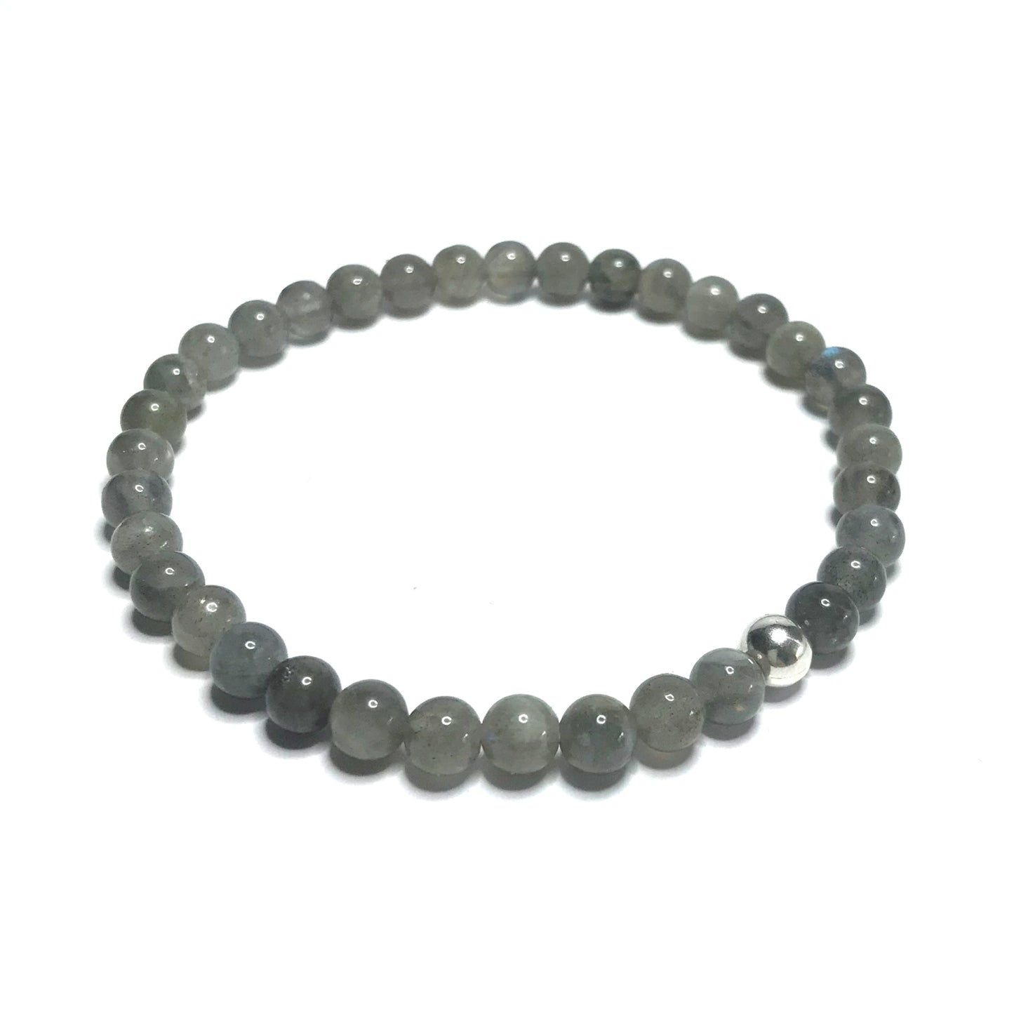 Labradorite Bead Bracelet