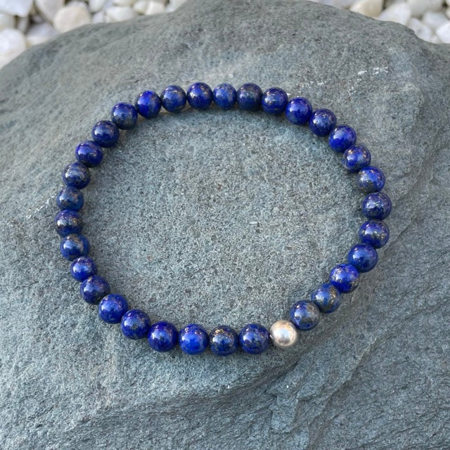 Lapis lazuli stretch bracelet