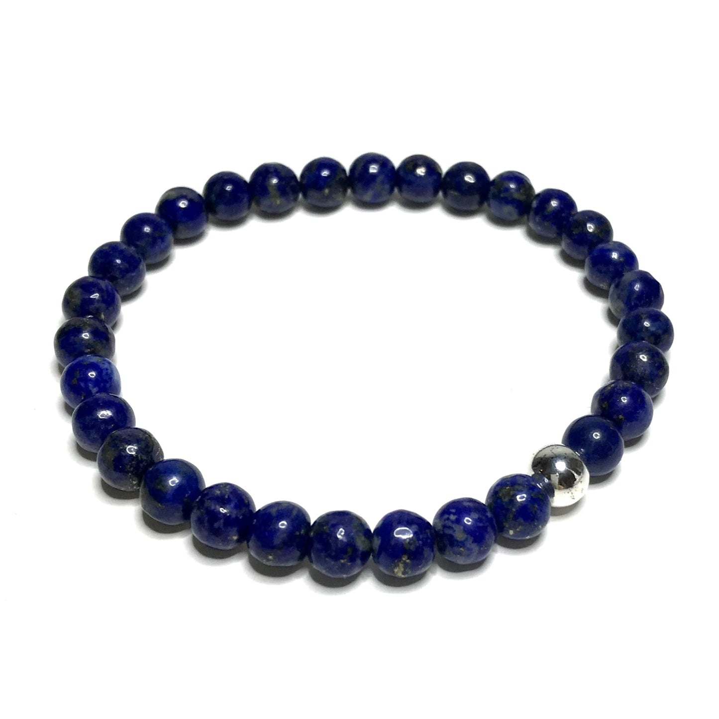 Lapis Lazuli Bead Bracelet