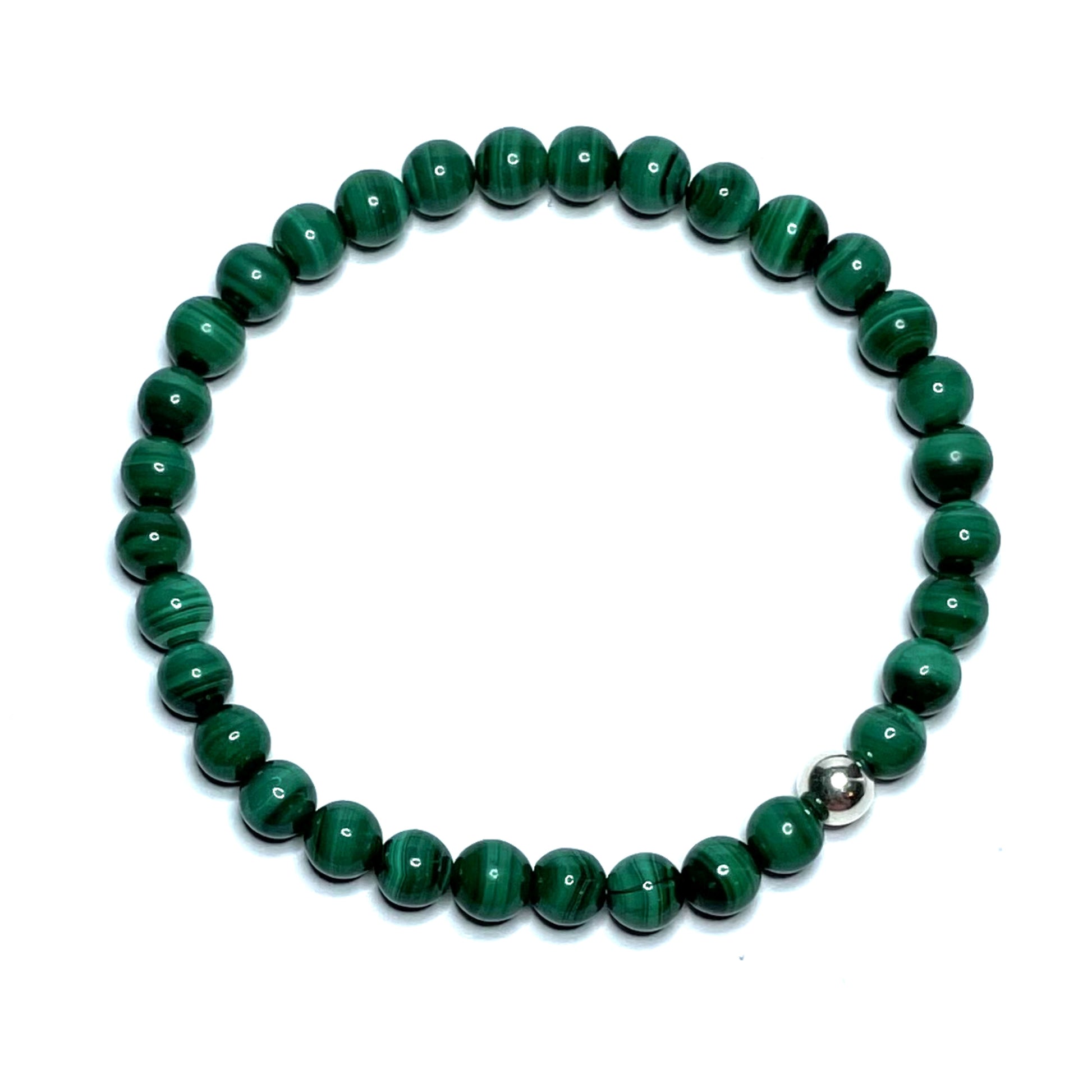 Green gemstone bracelet