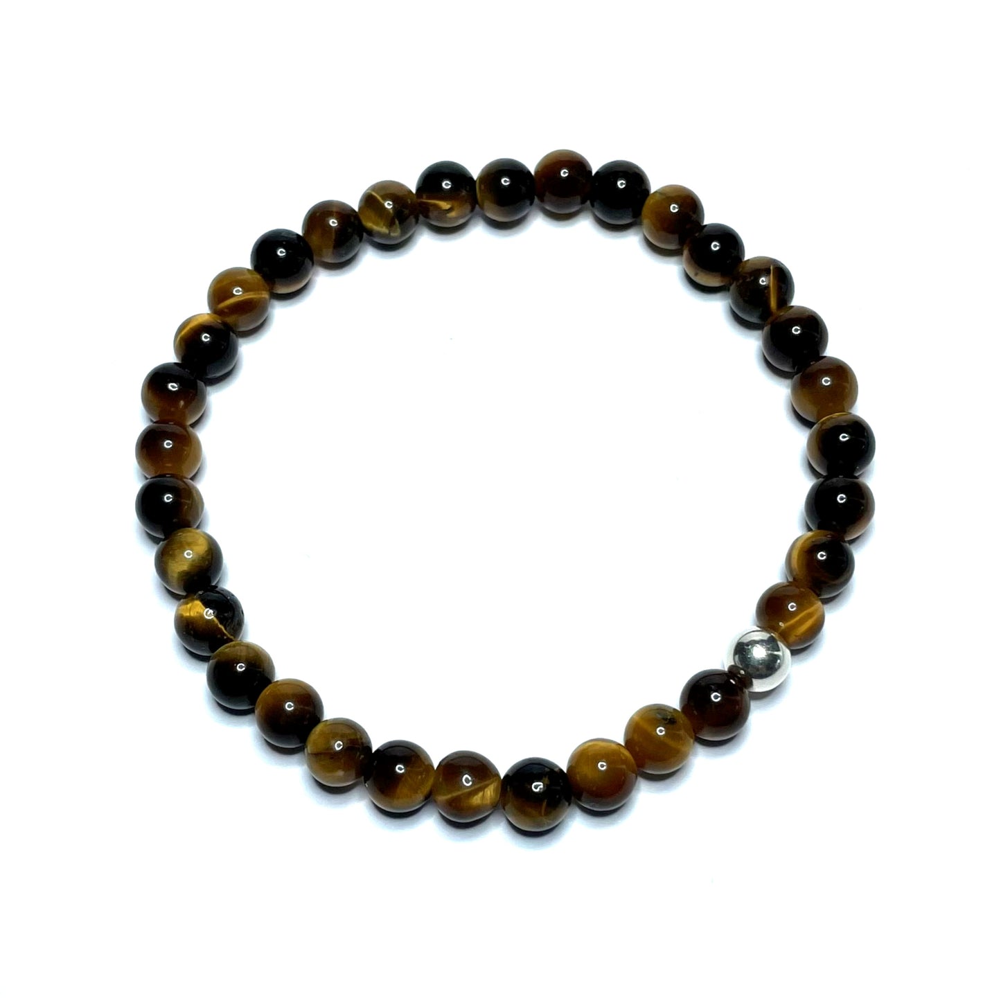 Tiger's eye bead bracelet