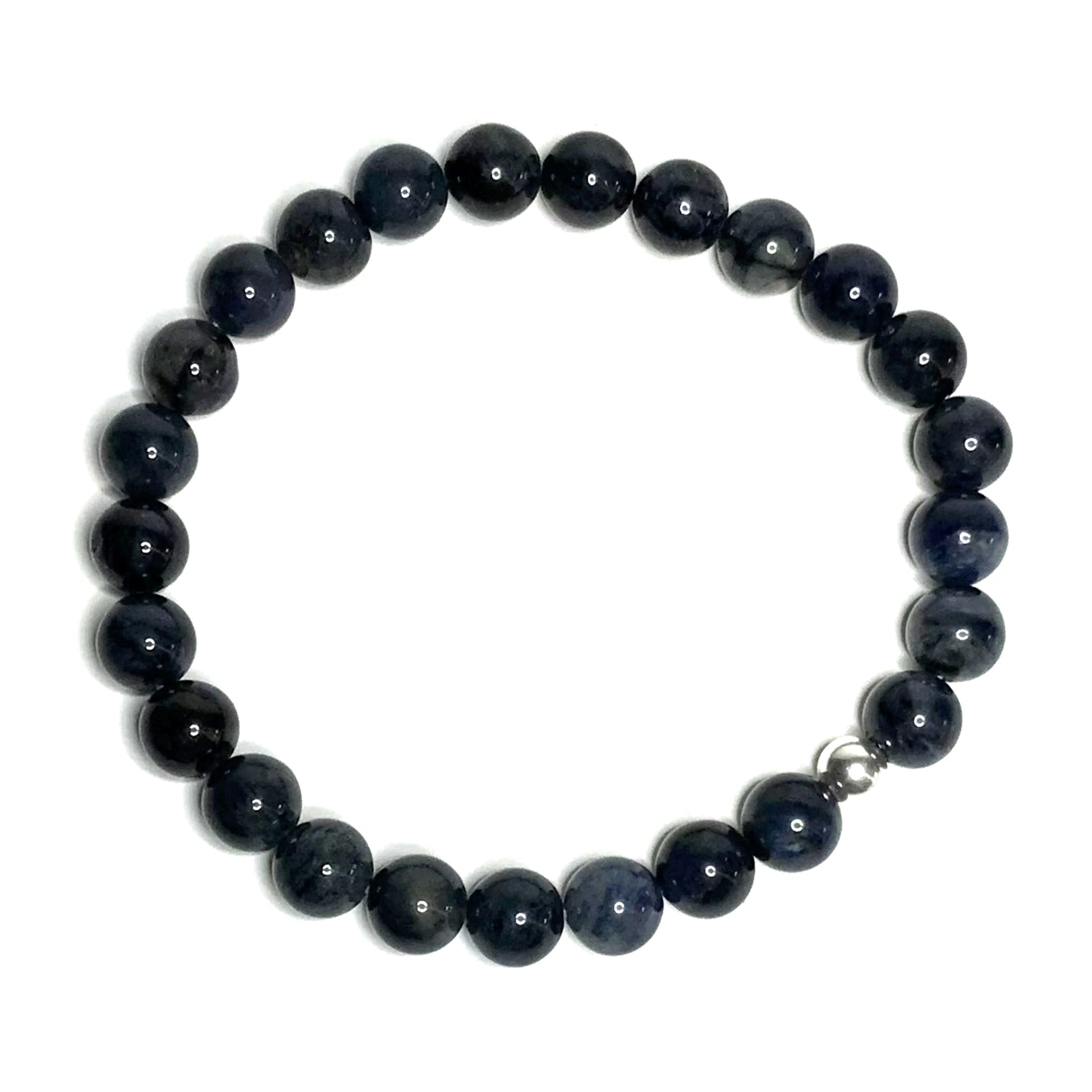 Dumortierite crystal bracelet