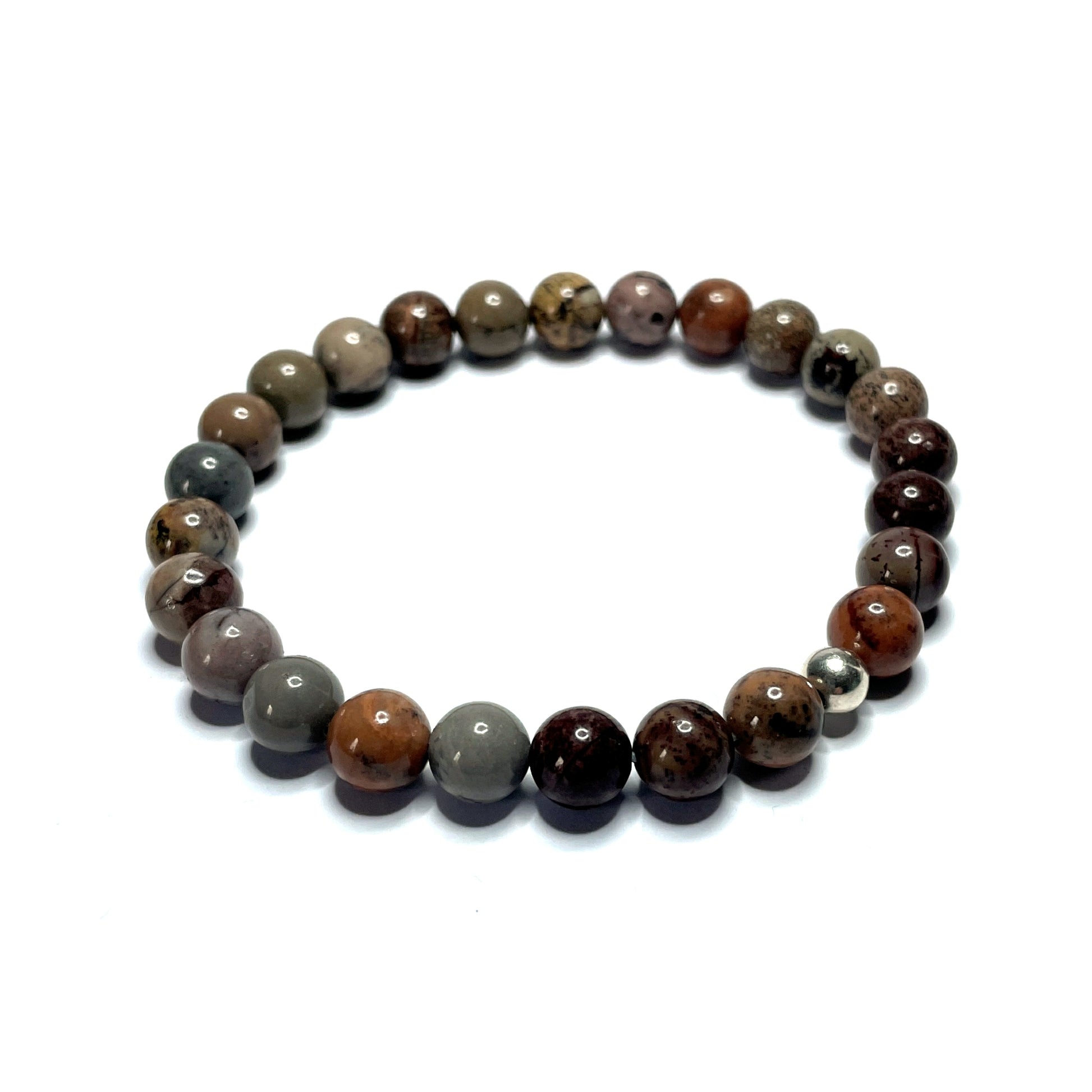 8mm Flower Jasper Bracelet