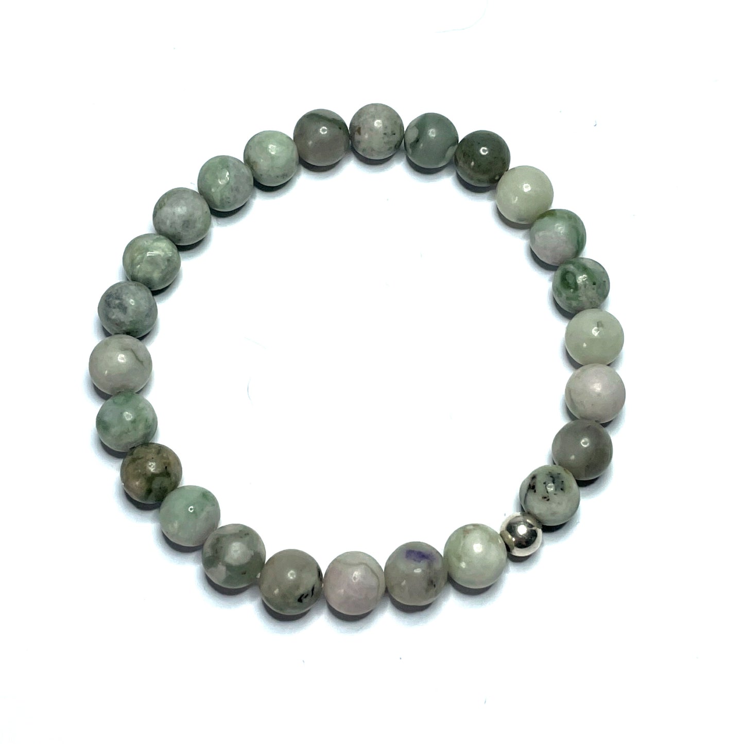 8mm Peace jade crystal bracelet