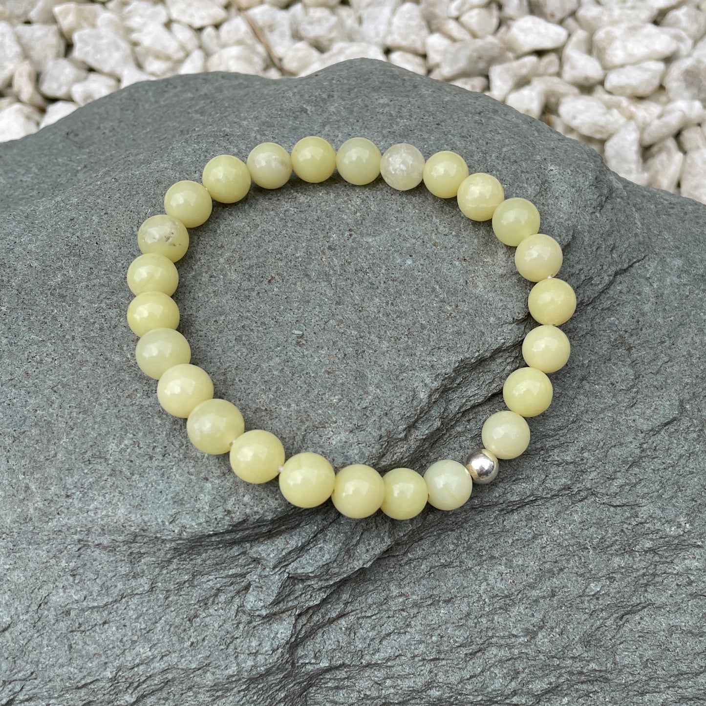 8mm Lemon jade crystal bracelet