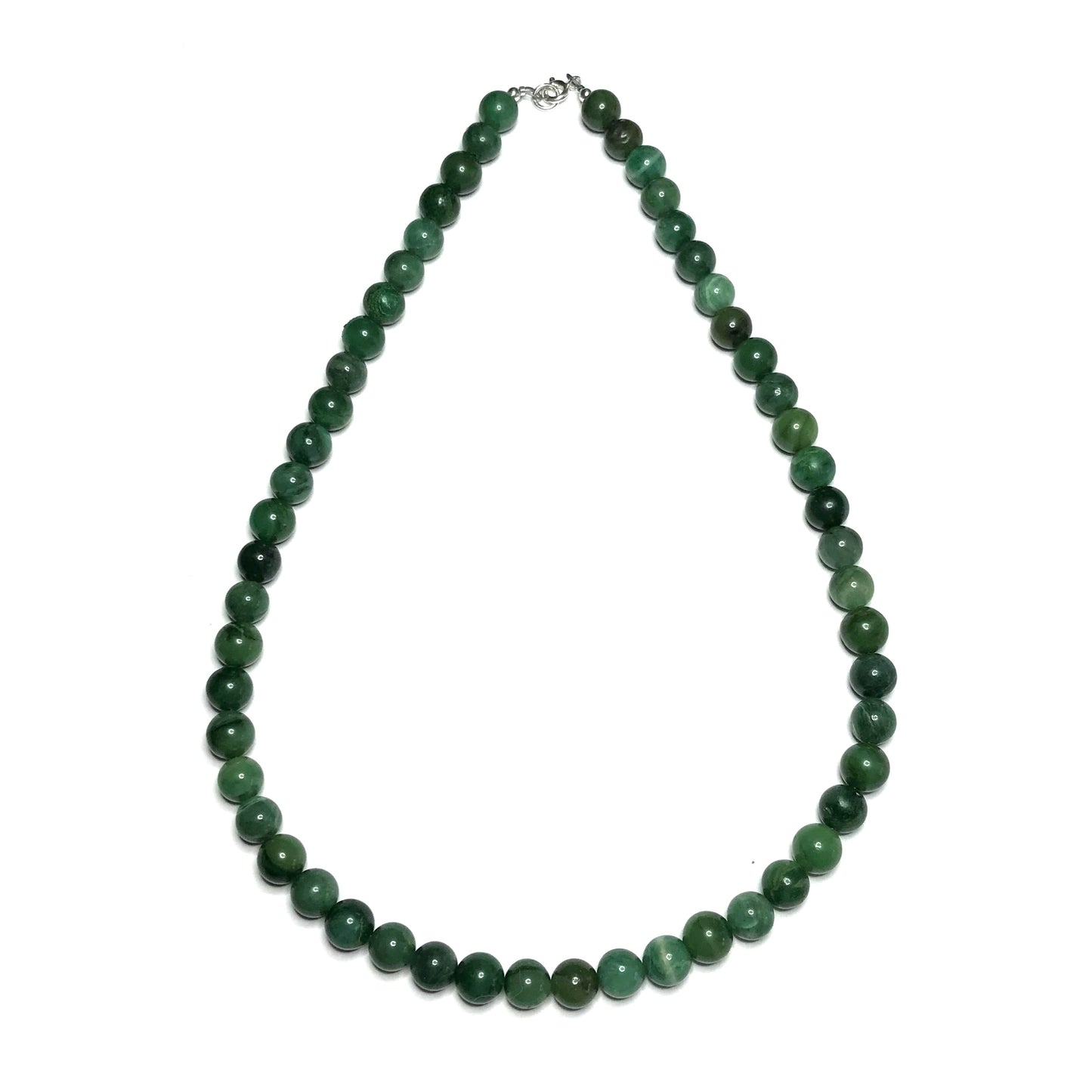 African jade bead necklace