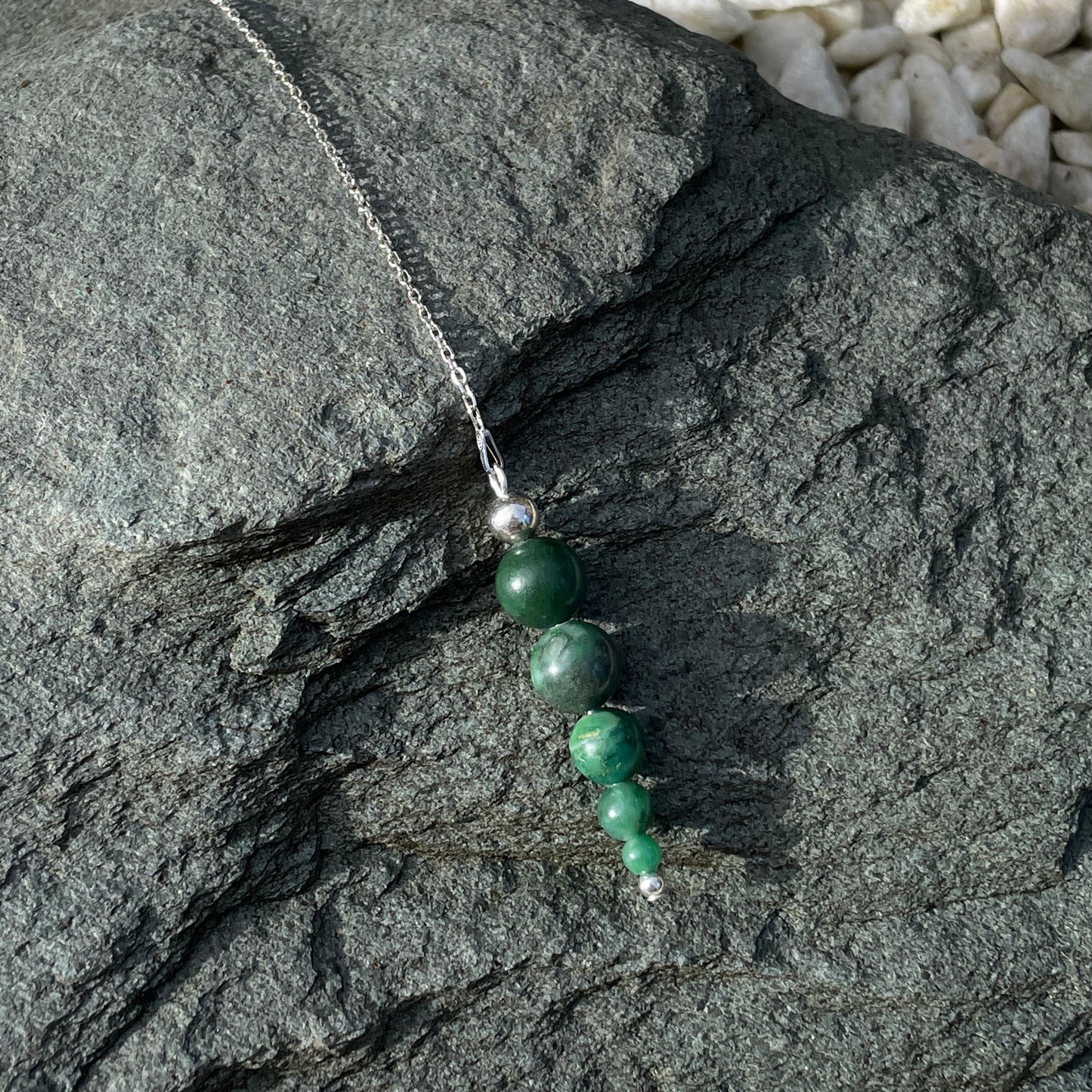 African jade crystal pendulum