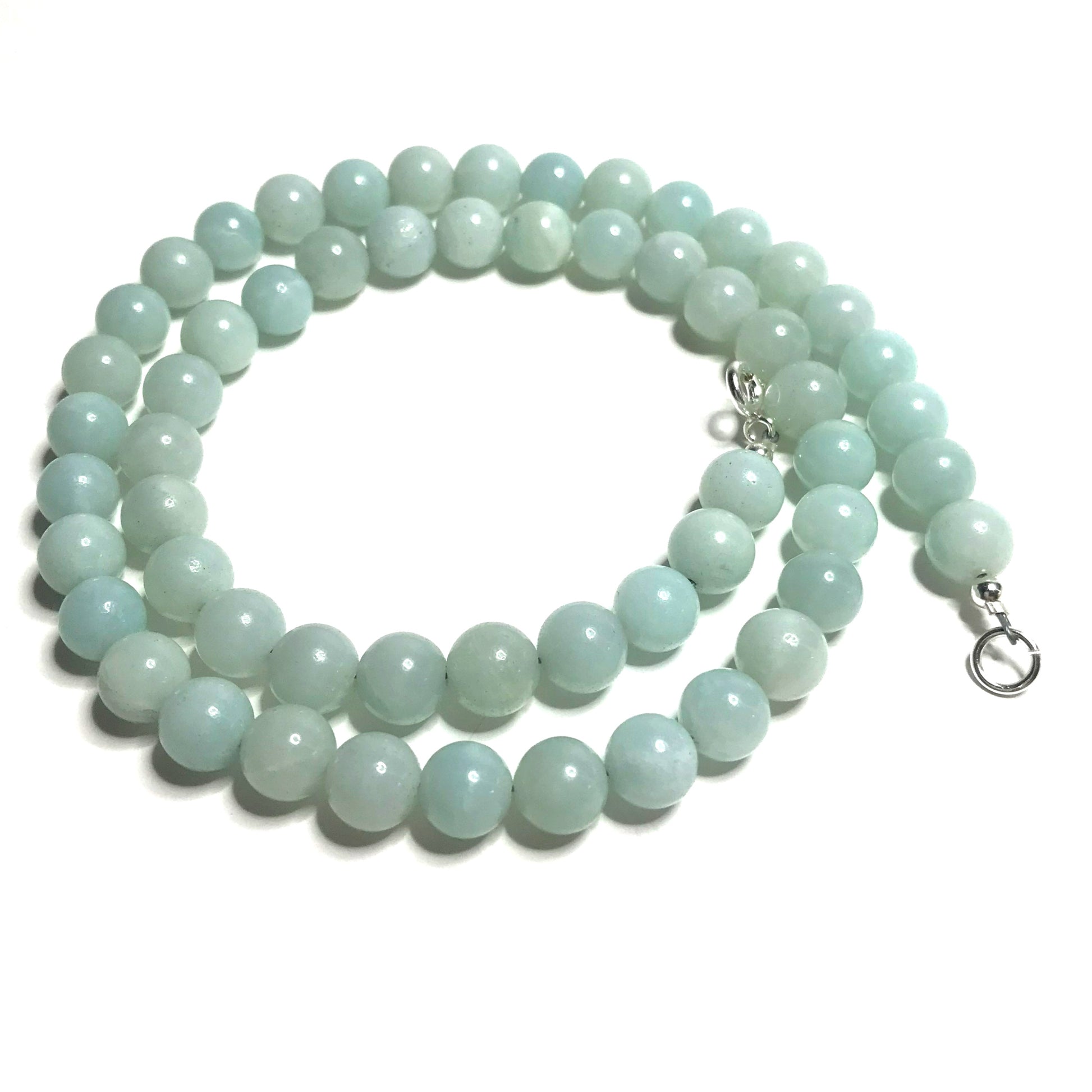 Amazonite beaded necklace