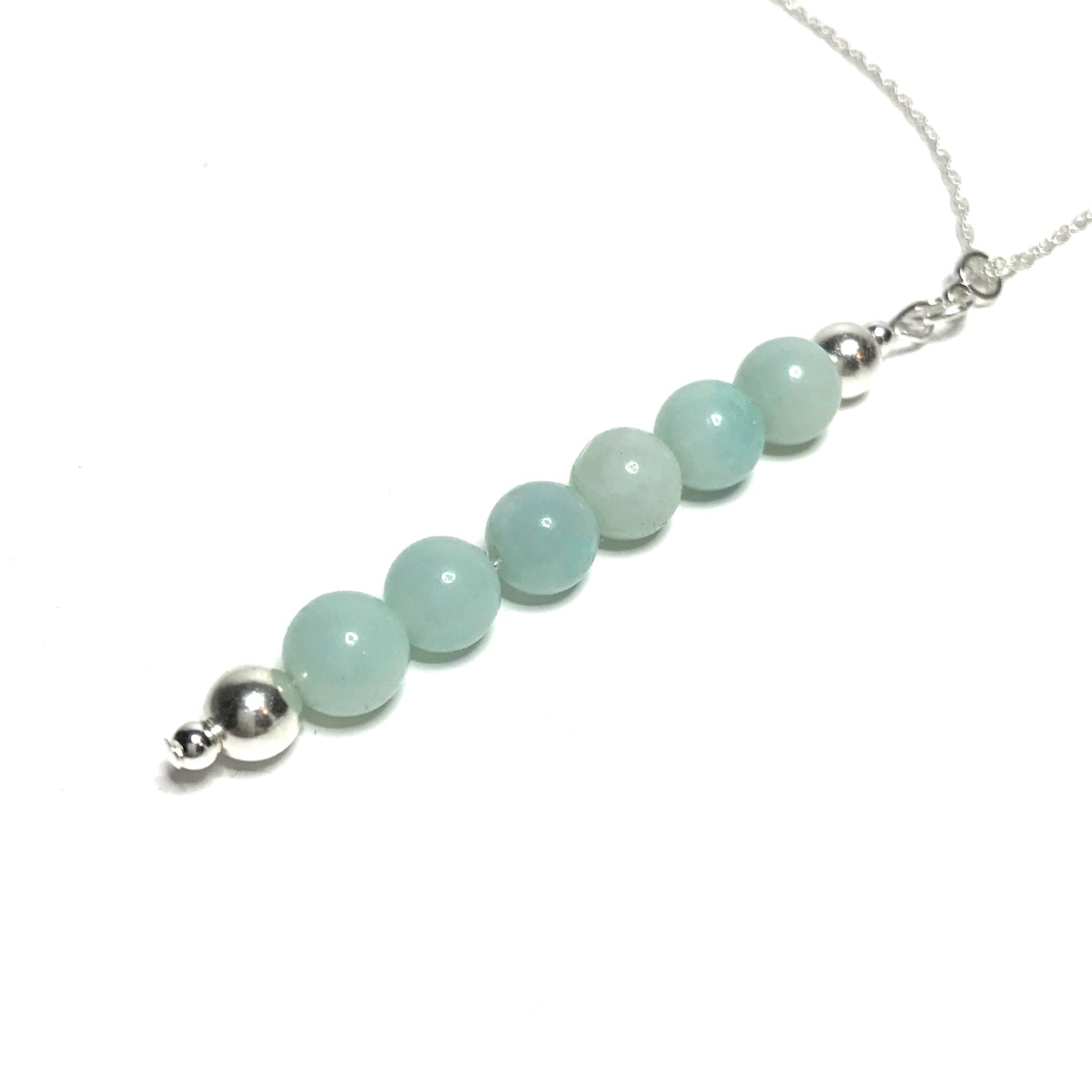 Handmade amazonite pendant necklace