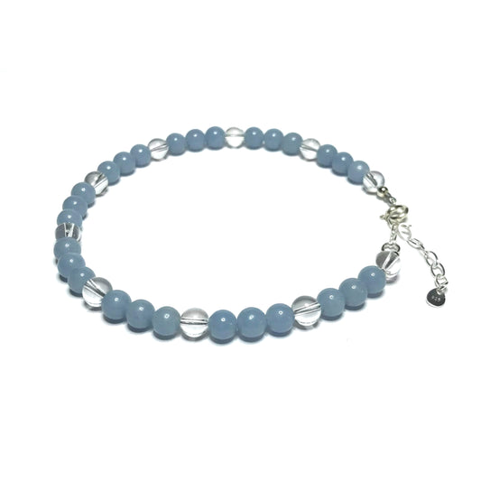 Angelite anklet