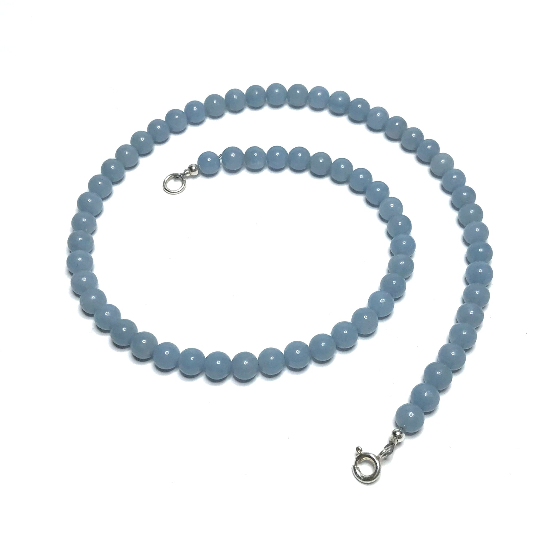 Angelite beaded choker 