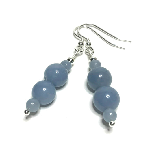 Angelite earrings