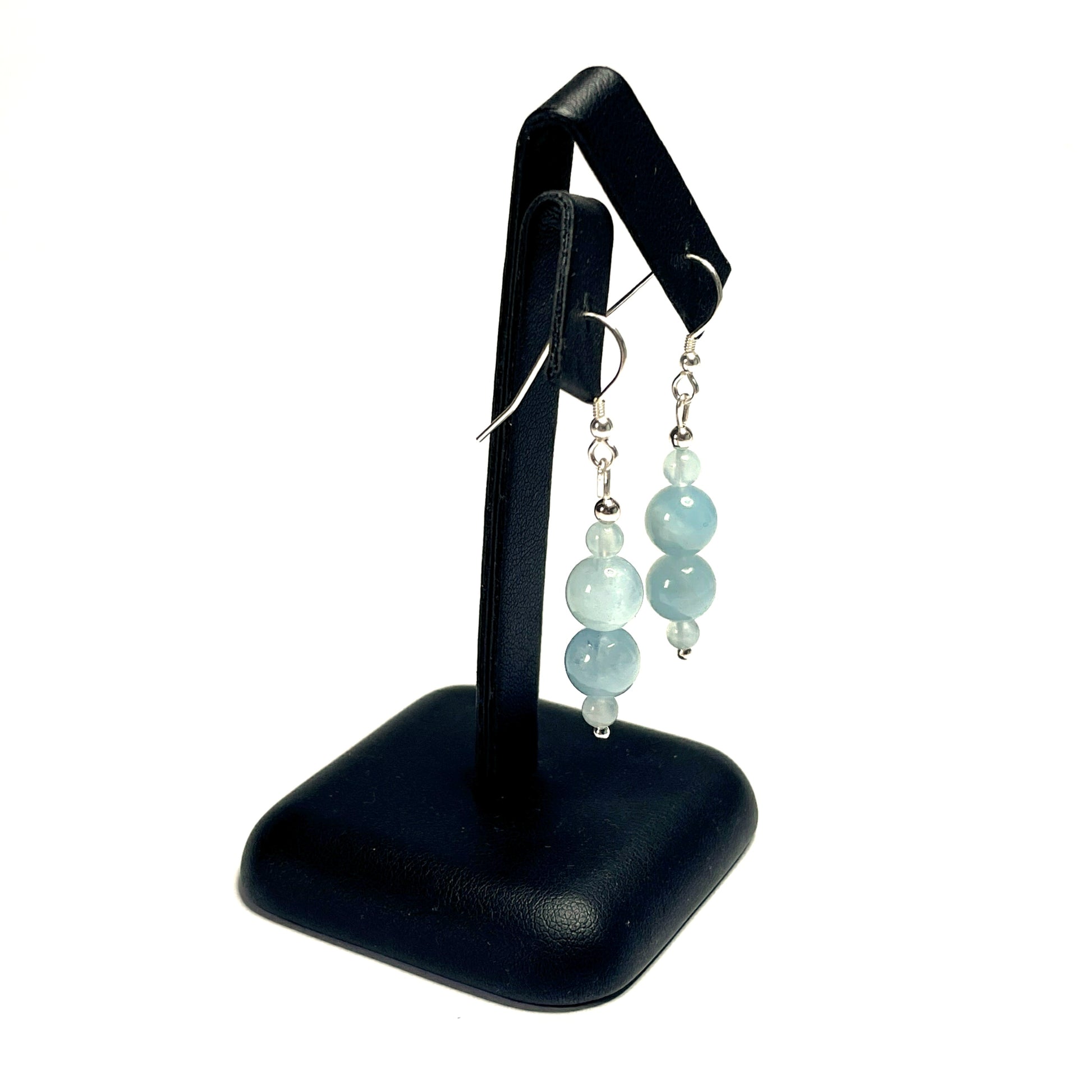 Aquamarine gemstone earrings