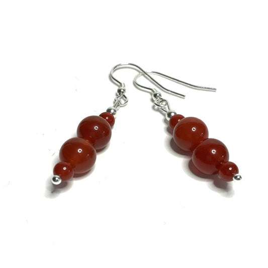 Carnelian earrings