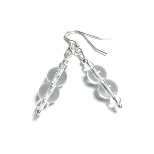 Clear Quartz Earrings