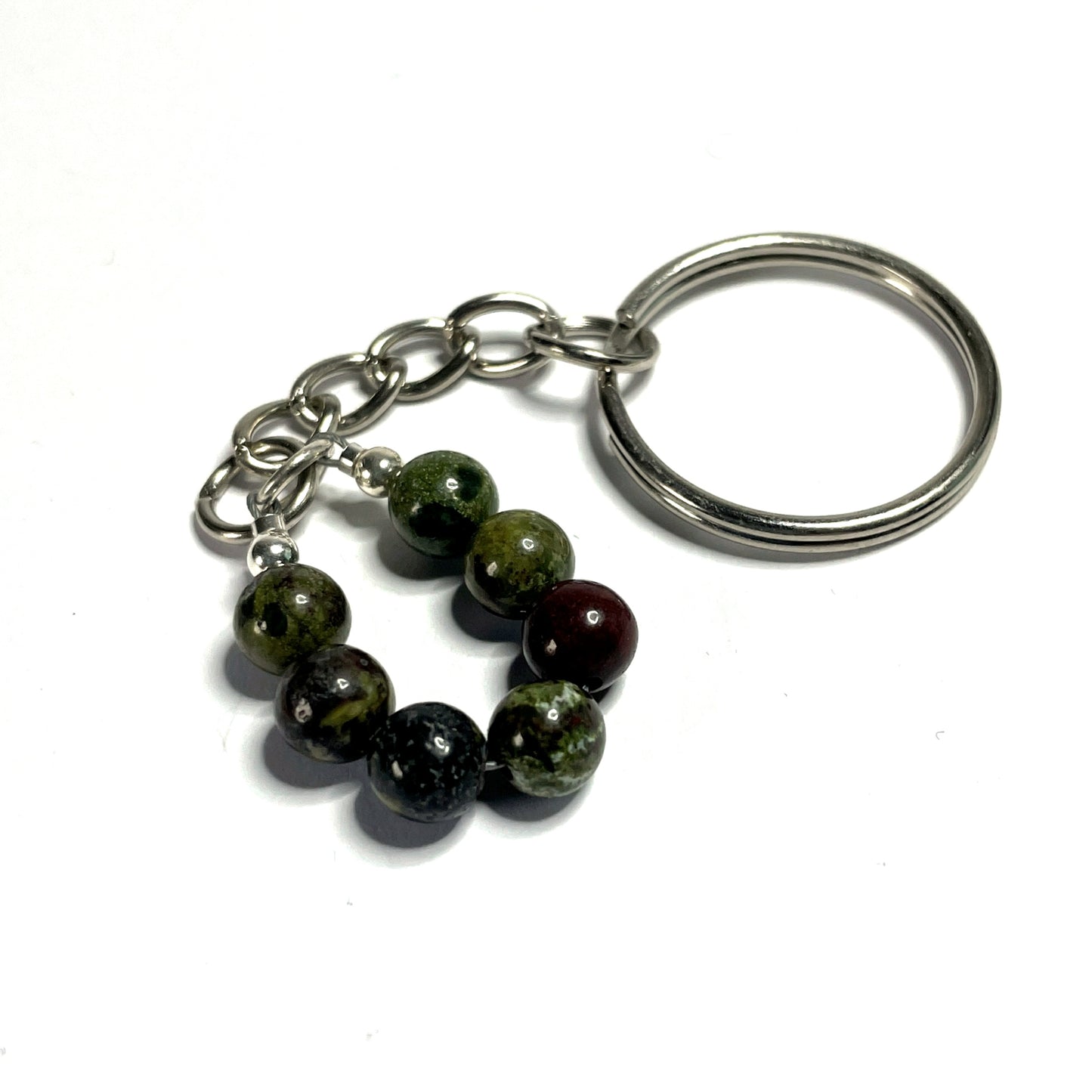 Dragons Blood Jasper Keychain