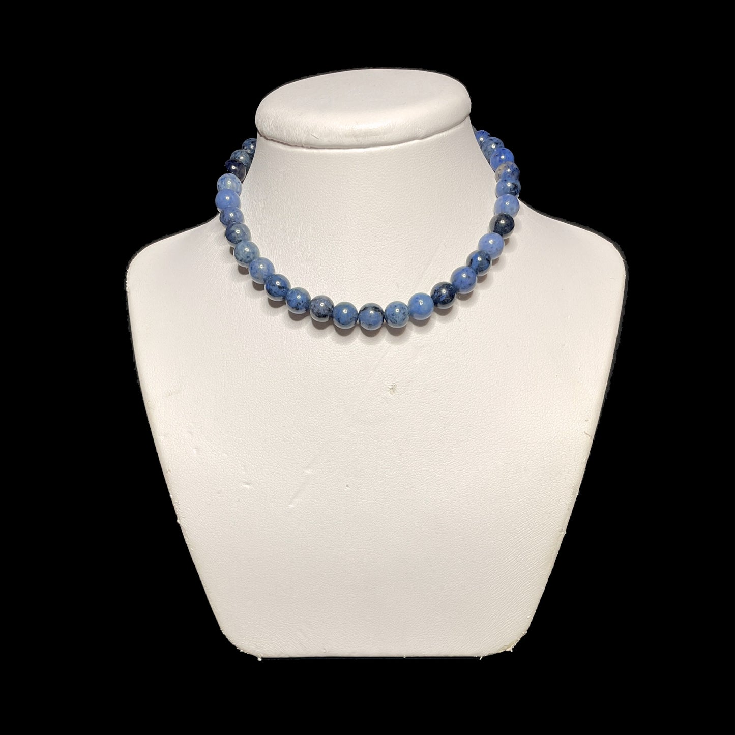 Dumortierite crystal choker