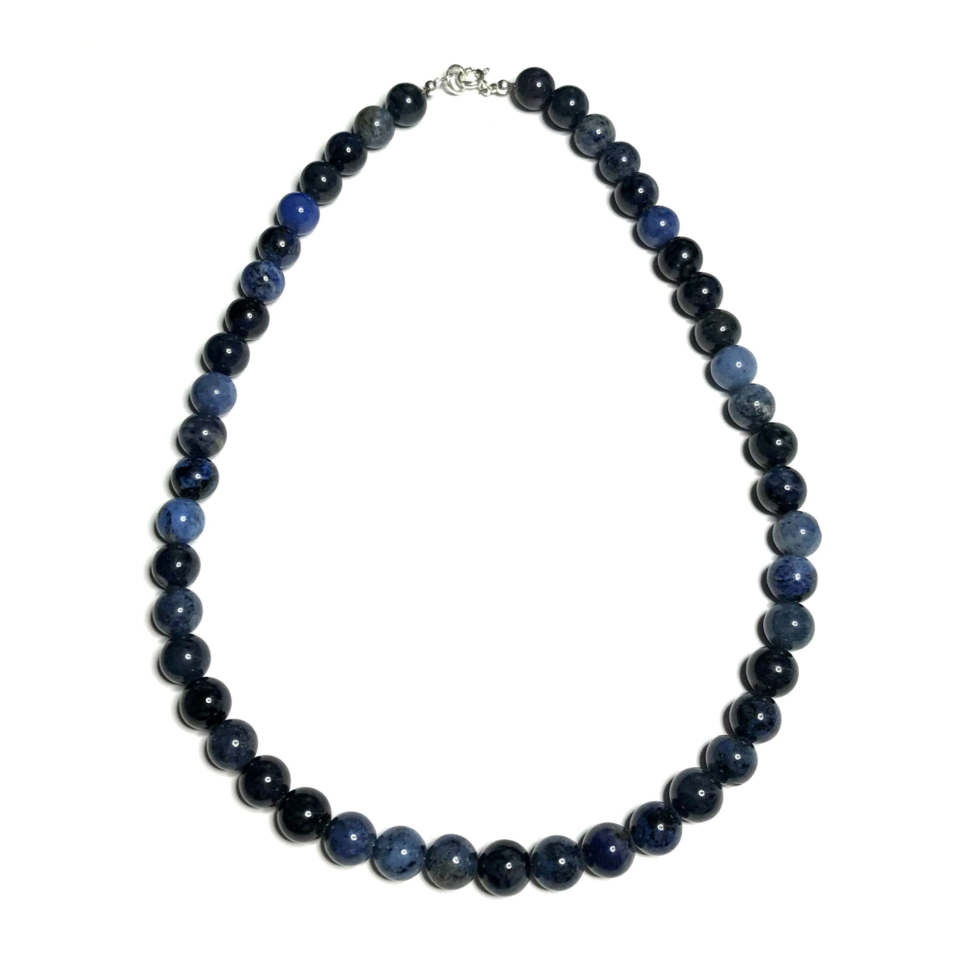 Dumortierite crystal necklace