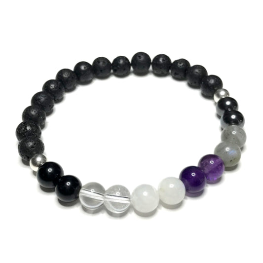 Empath proctection bracelet with lava rock