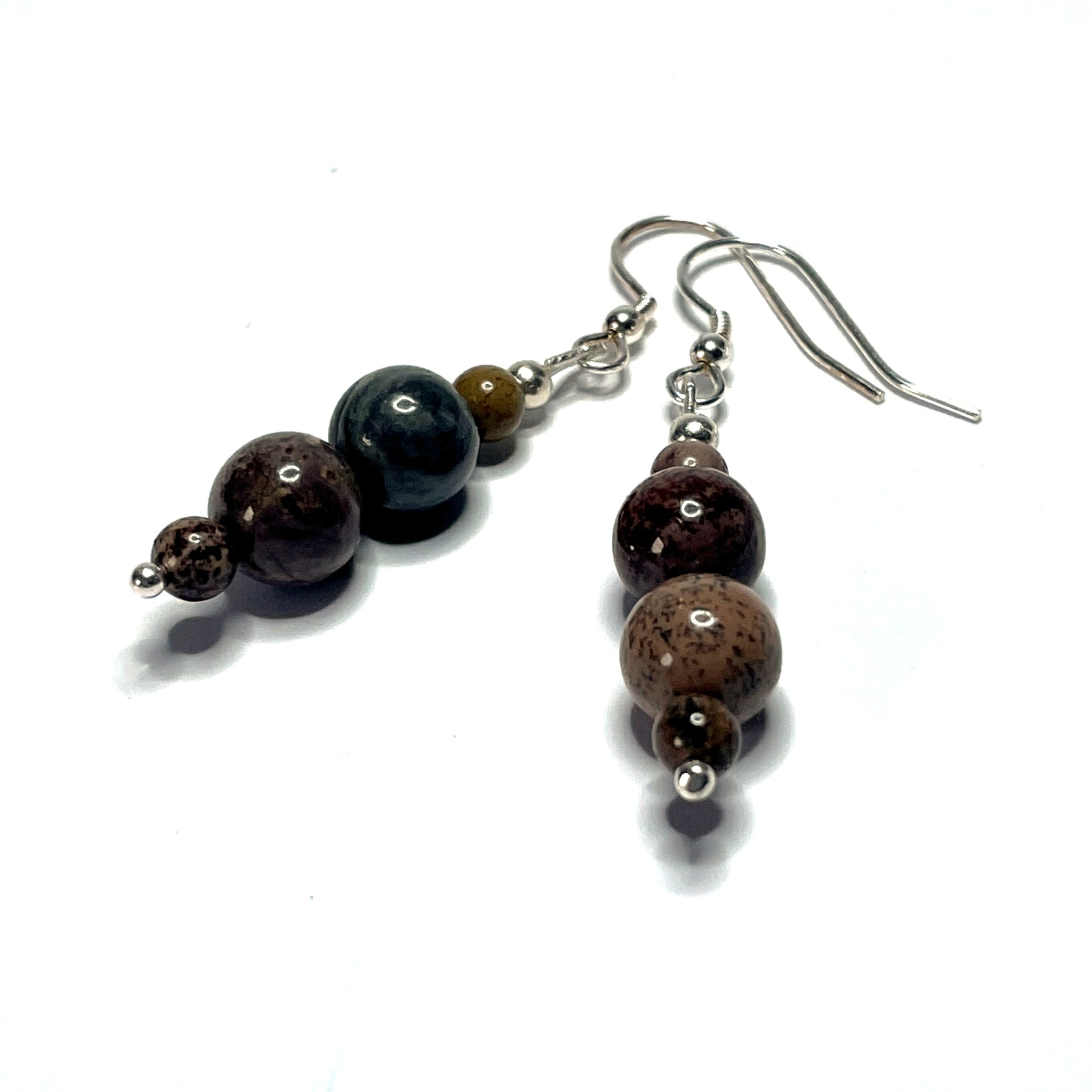 Flower Jasper Earrings