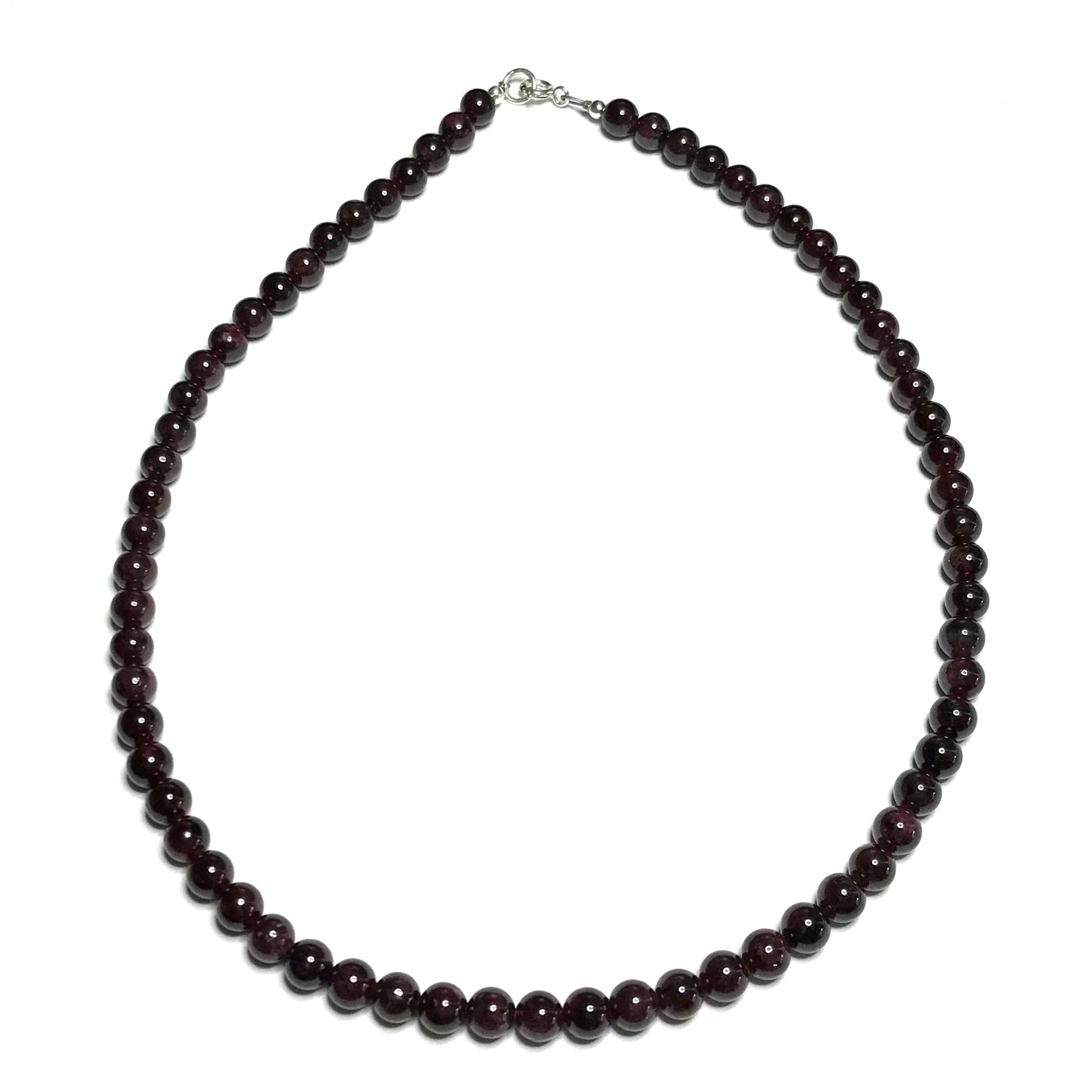 Garnet crystal beaded choker