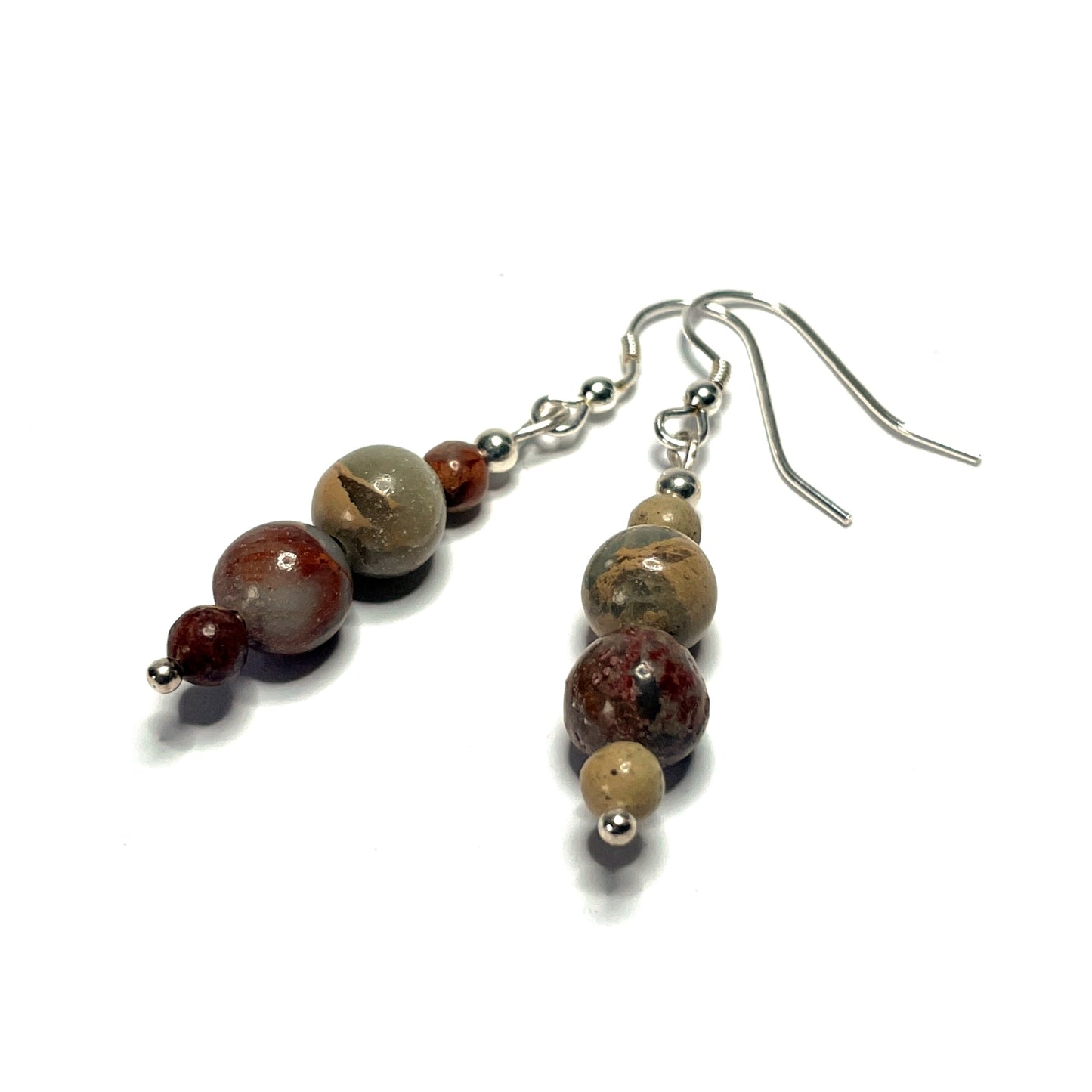 Impression Jasper Earrings