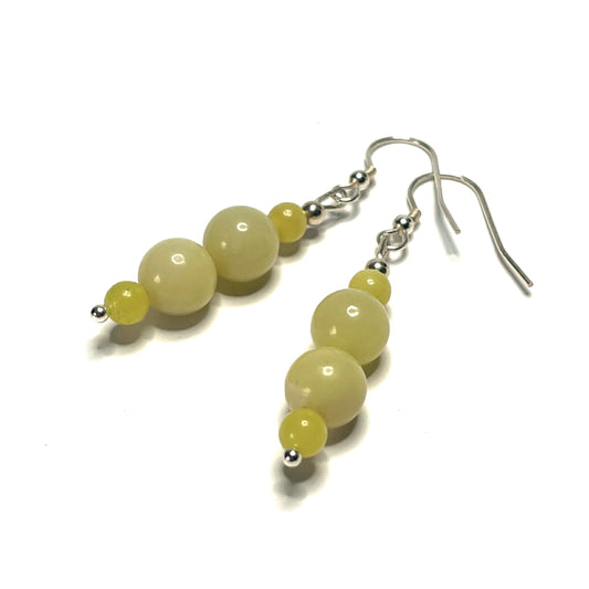 Lemon Jade Earrings