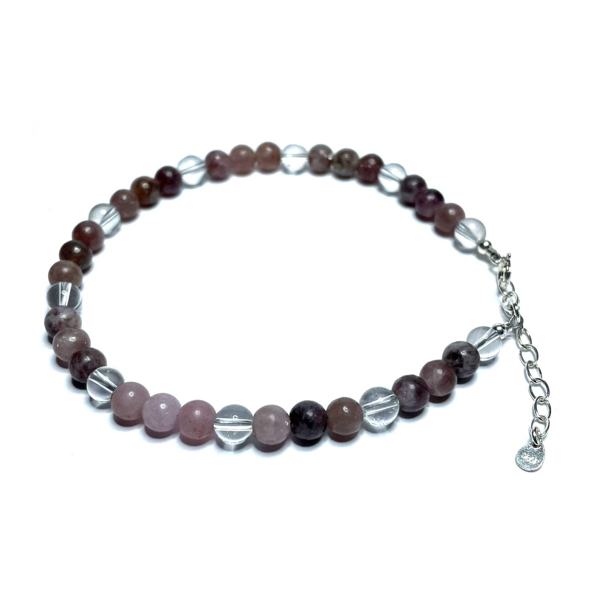 Lepidolite anklet