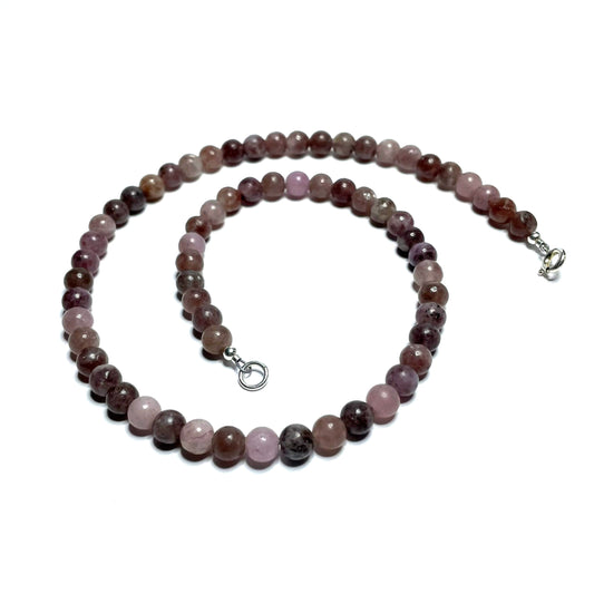 Lepidolite choker