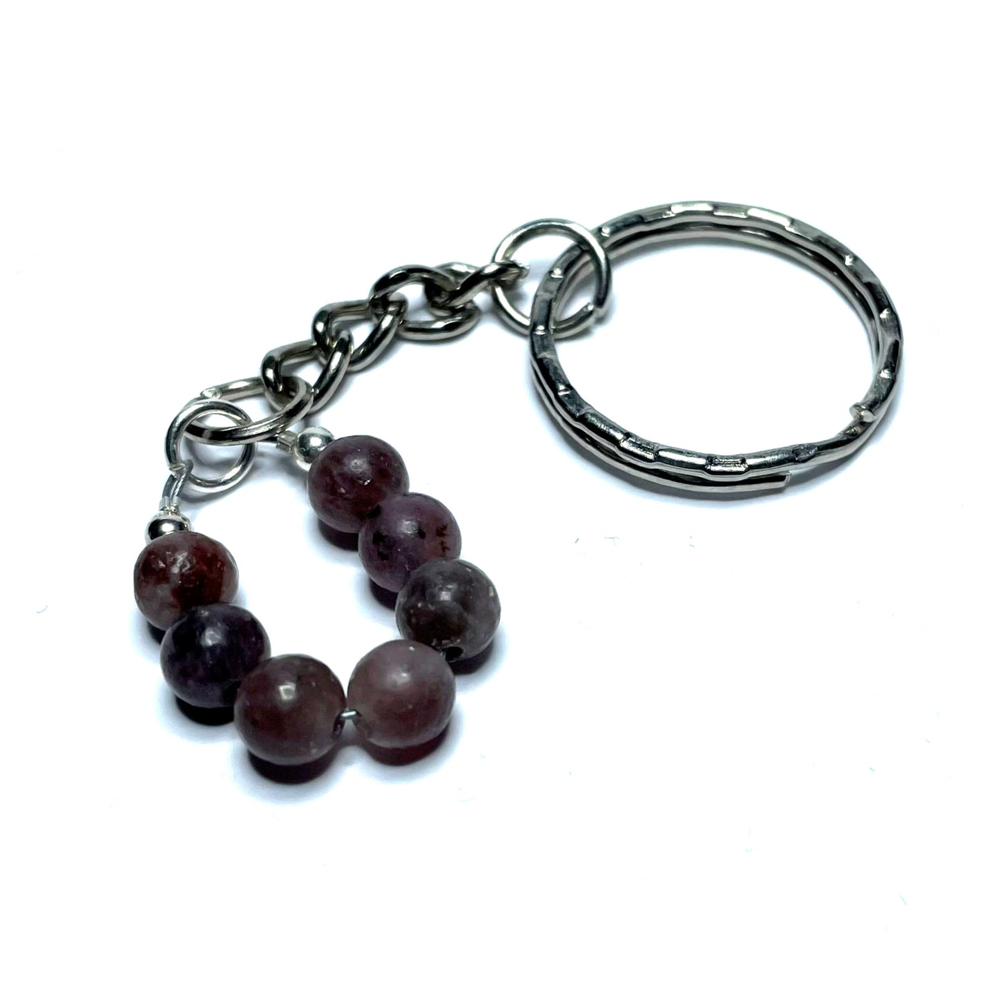 Lepidolite keychain