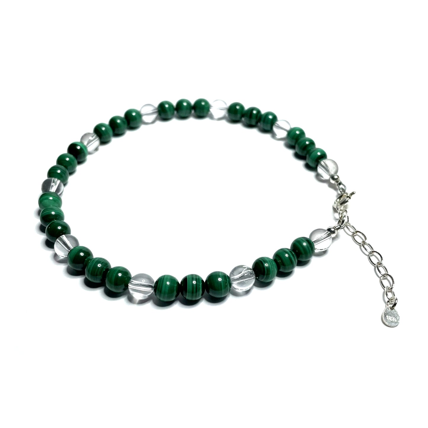 Malachite anklet