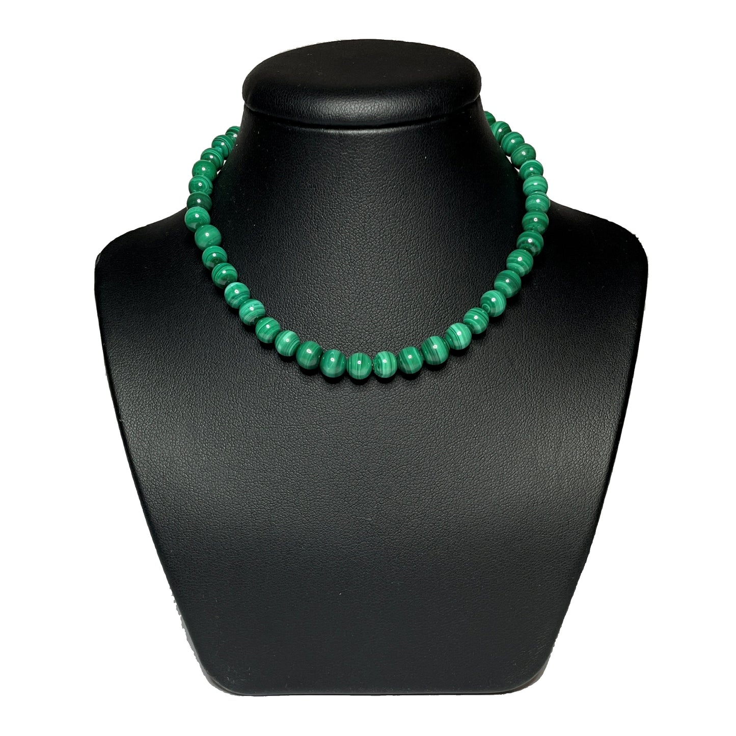 Malachite crystal choker 