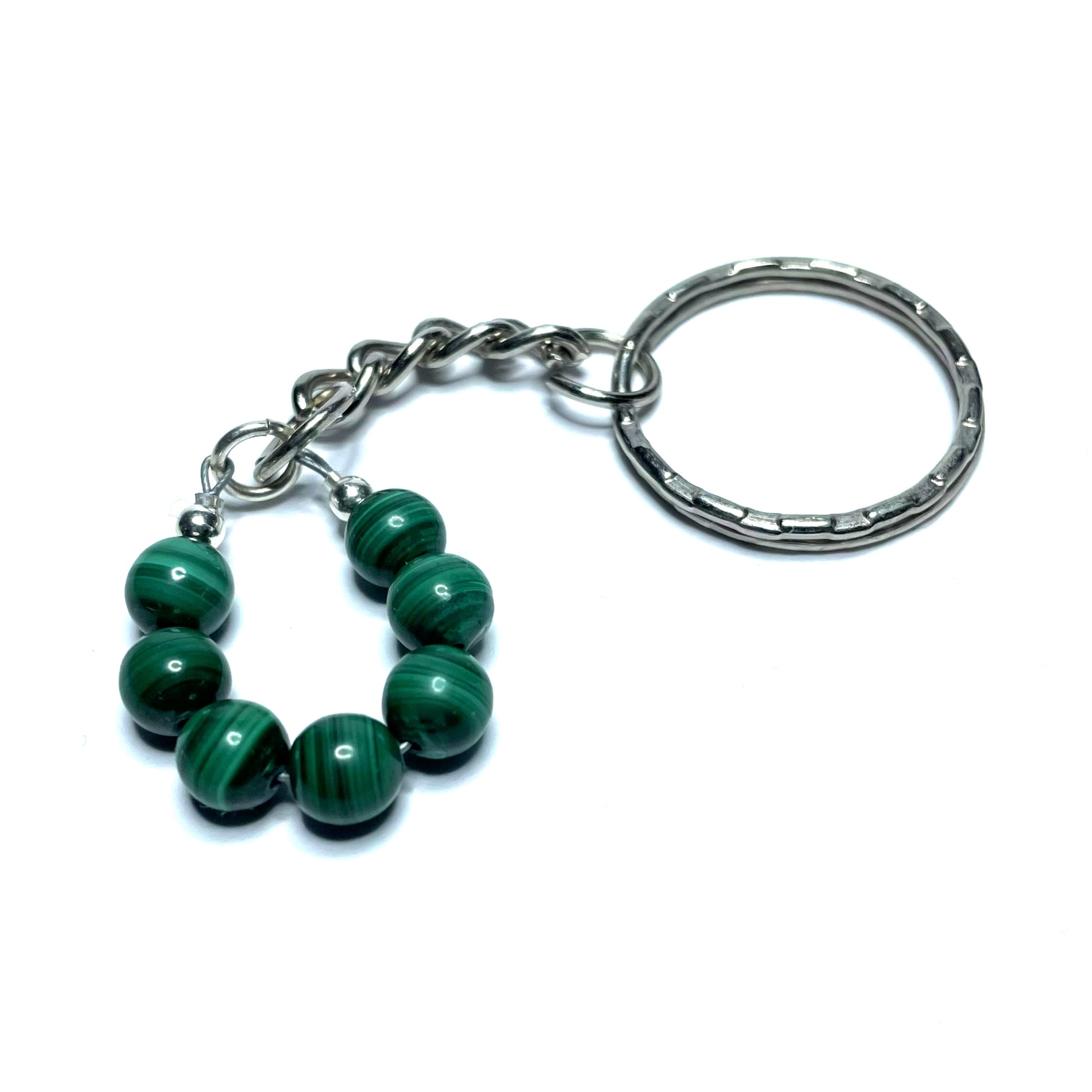 Malachite keychain