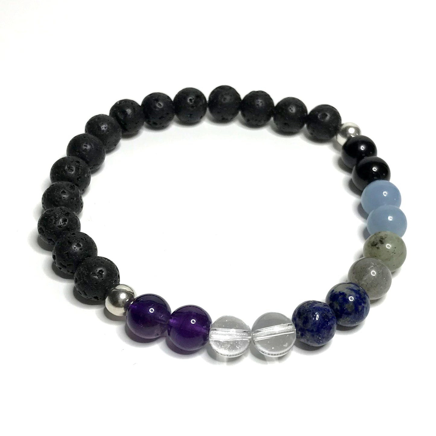 Meditation Bracelet with lava