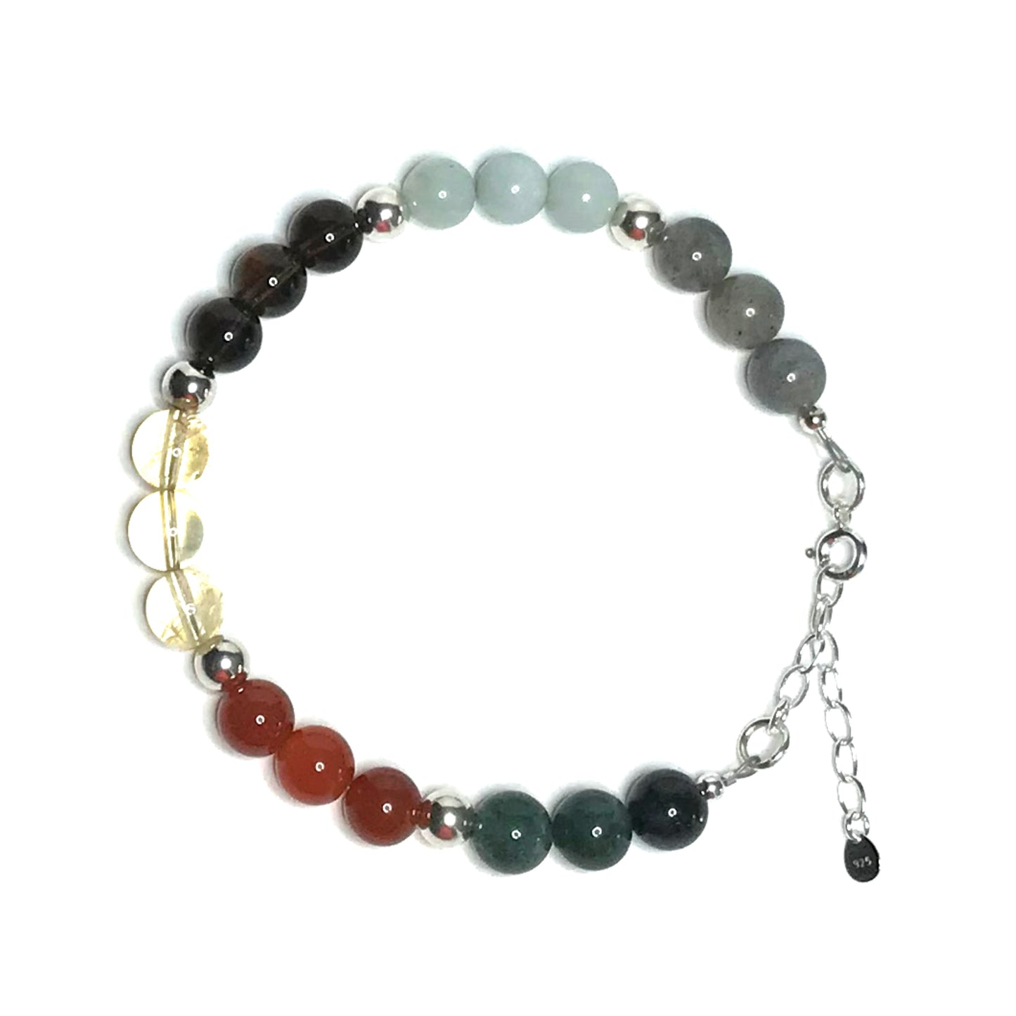 New beginnings crystal bead bracelet