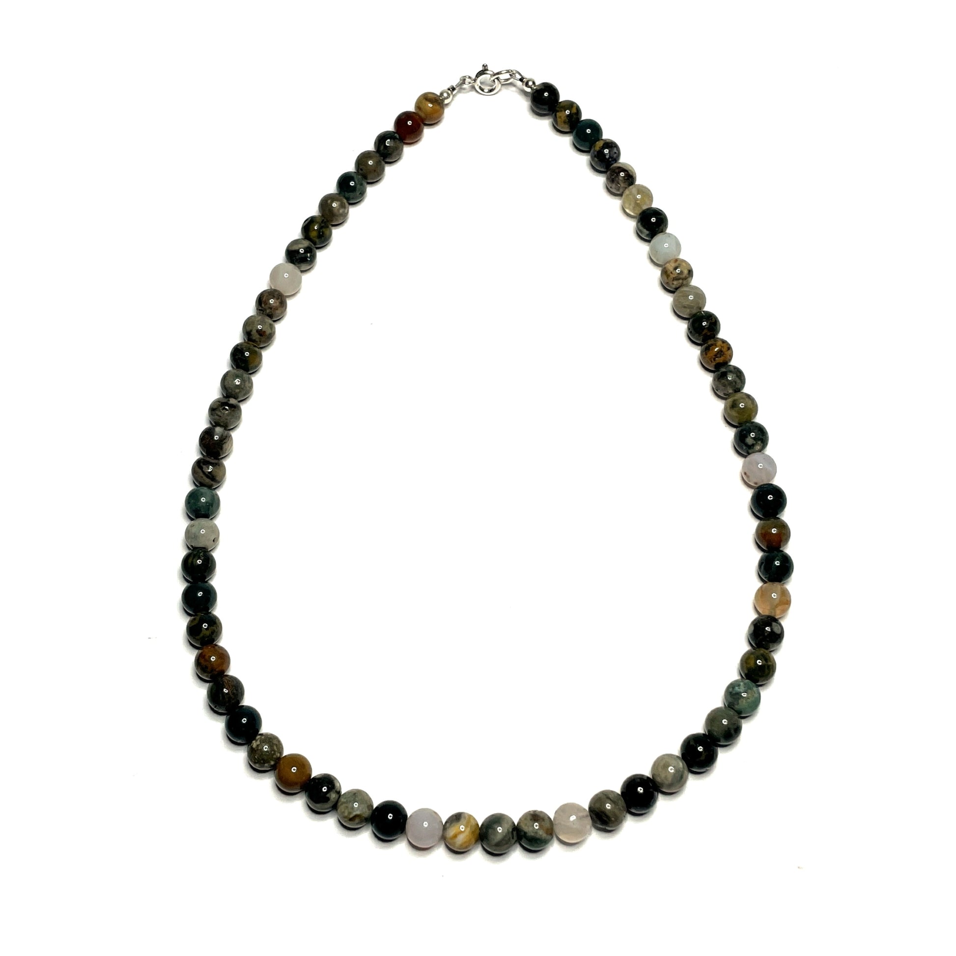 Ocean jasper gemstone choker