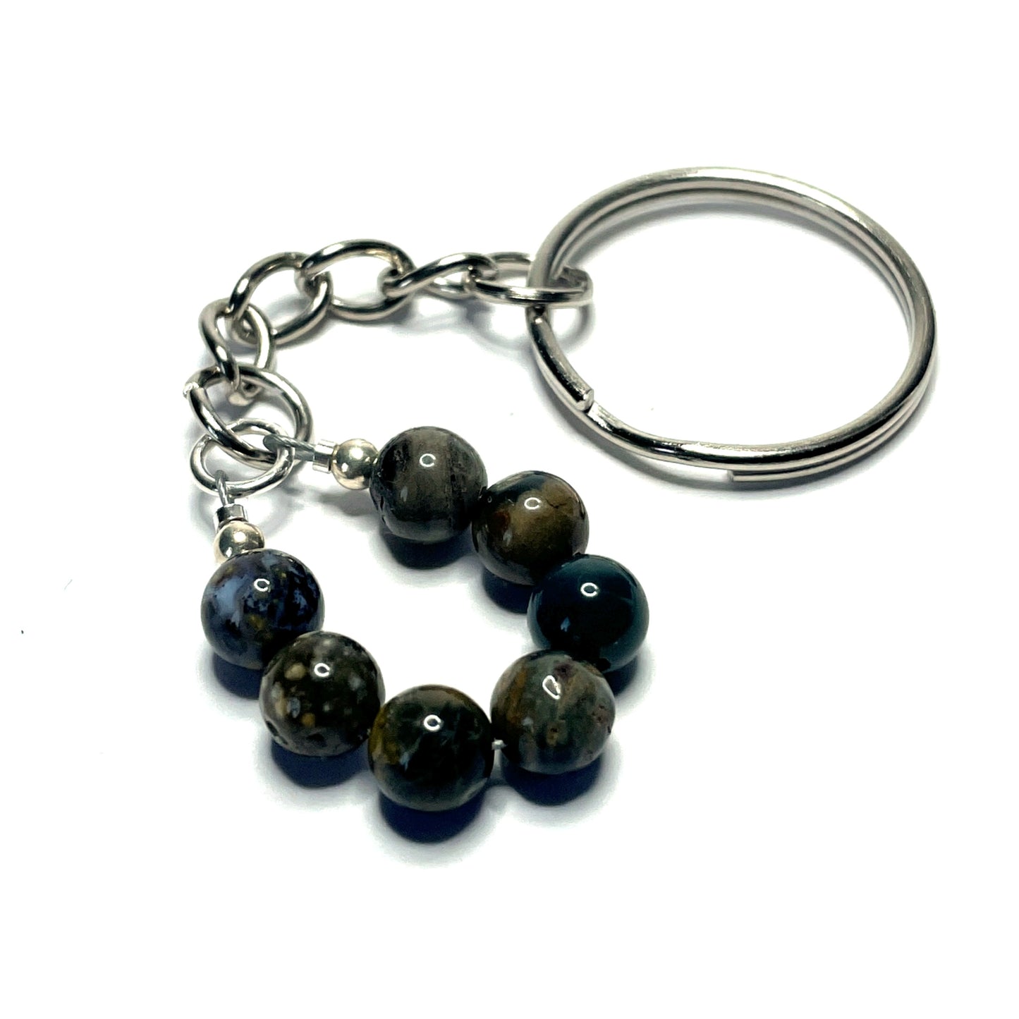 Ocean Jasper Keychain