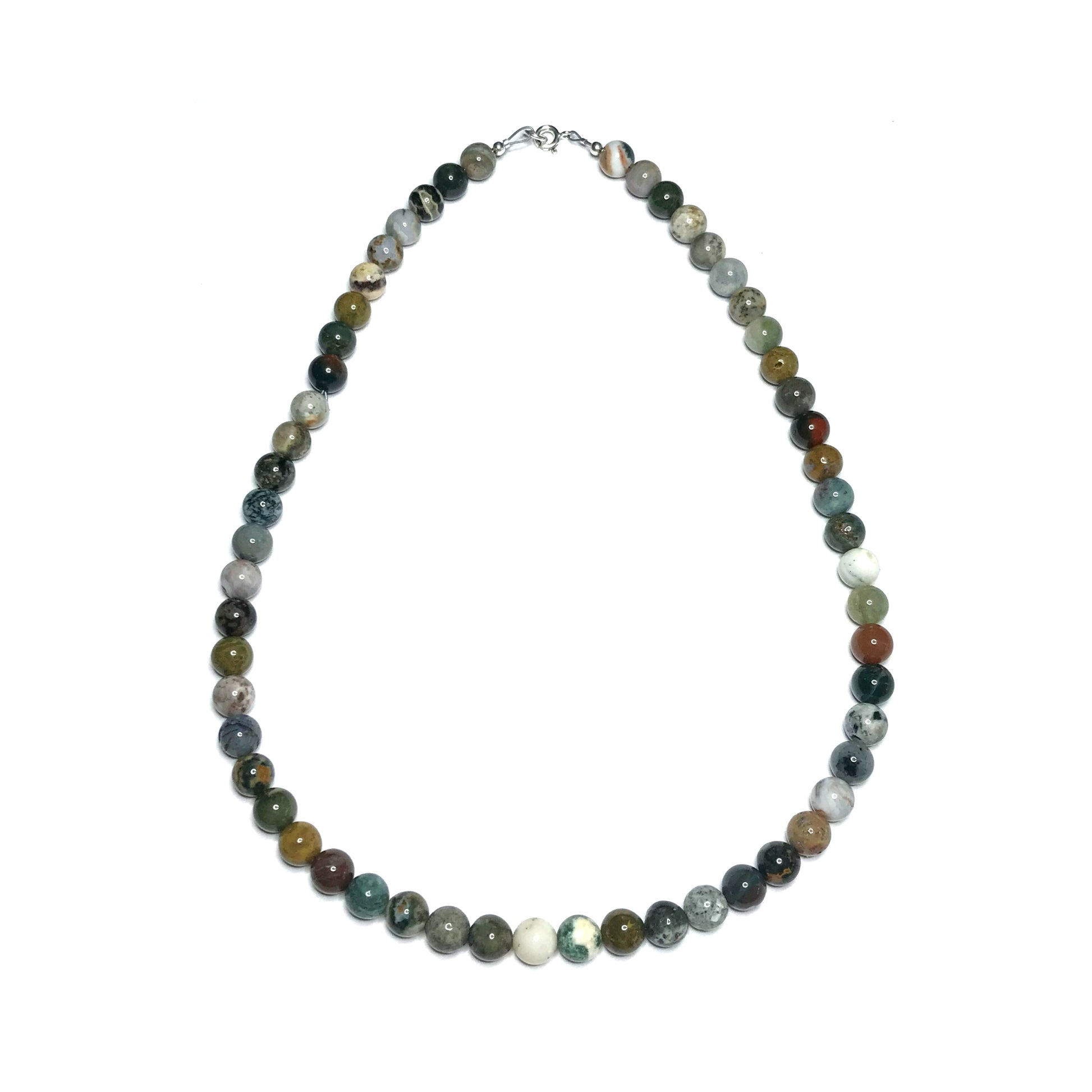 Ocean jasper beaded necklace