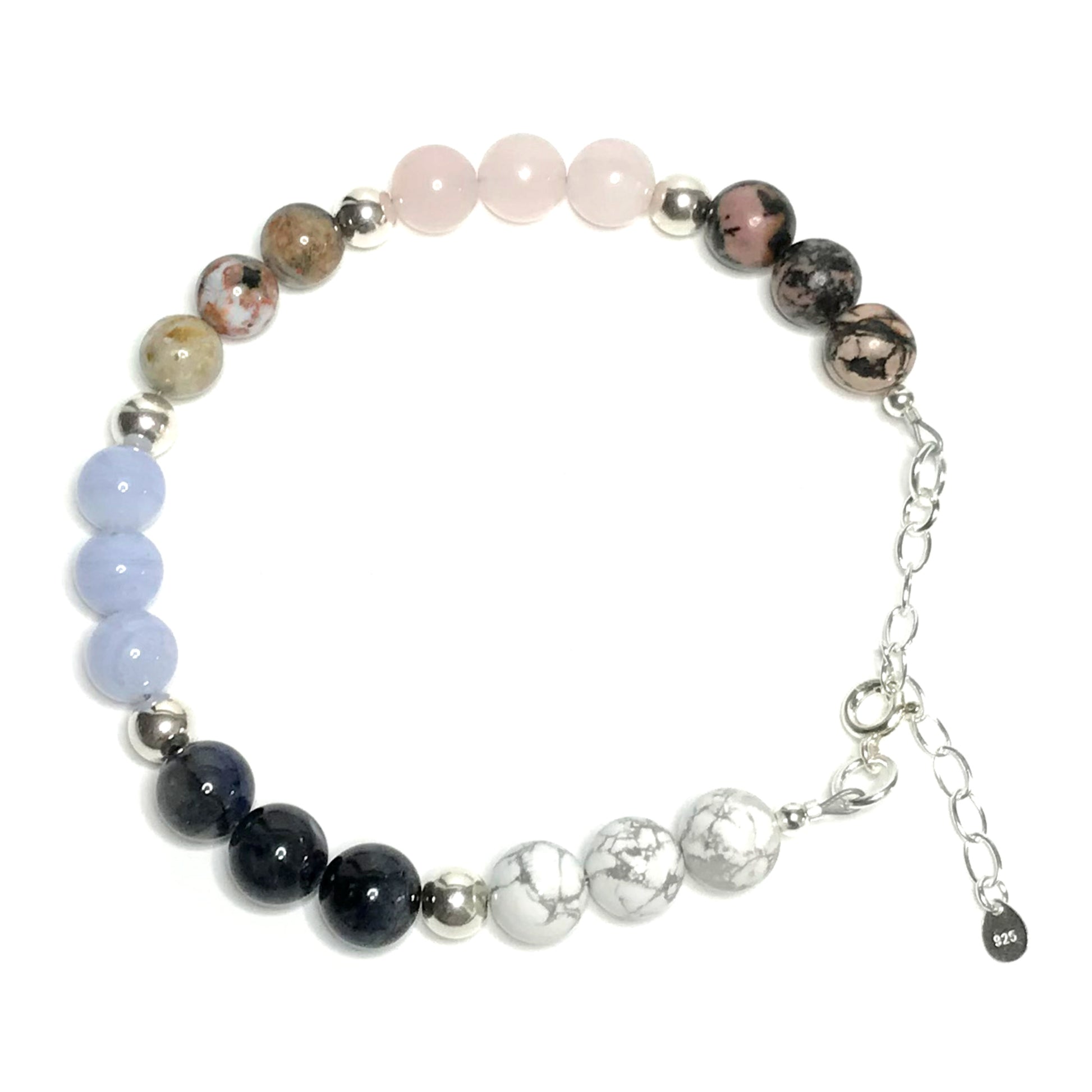 Patience crystal bead bracelet